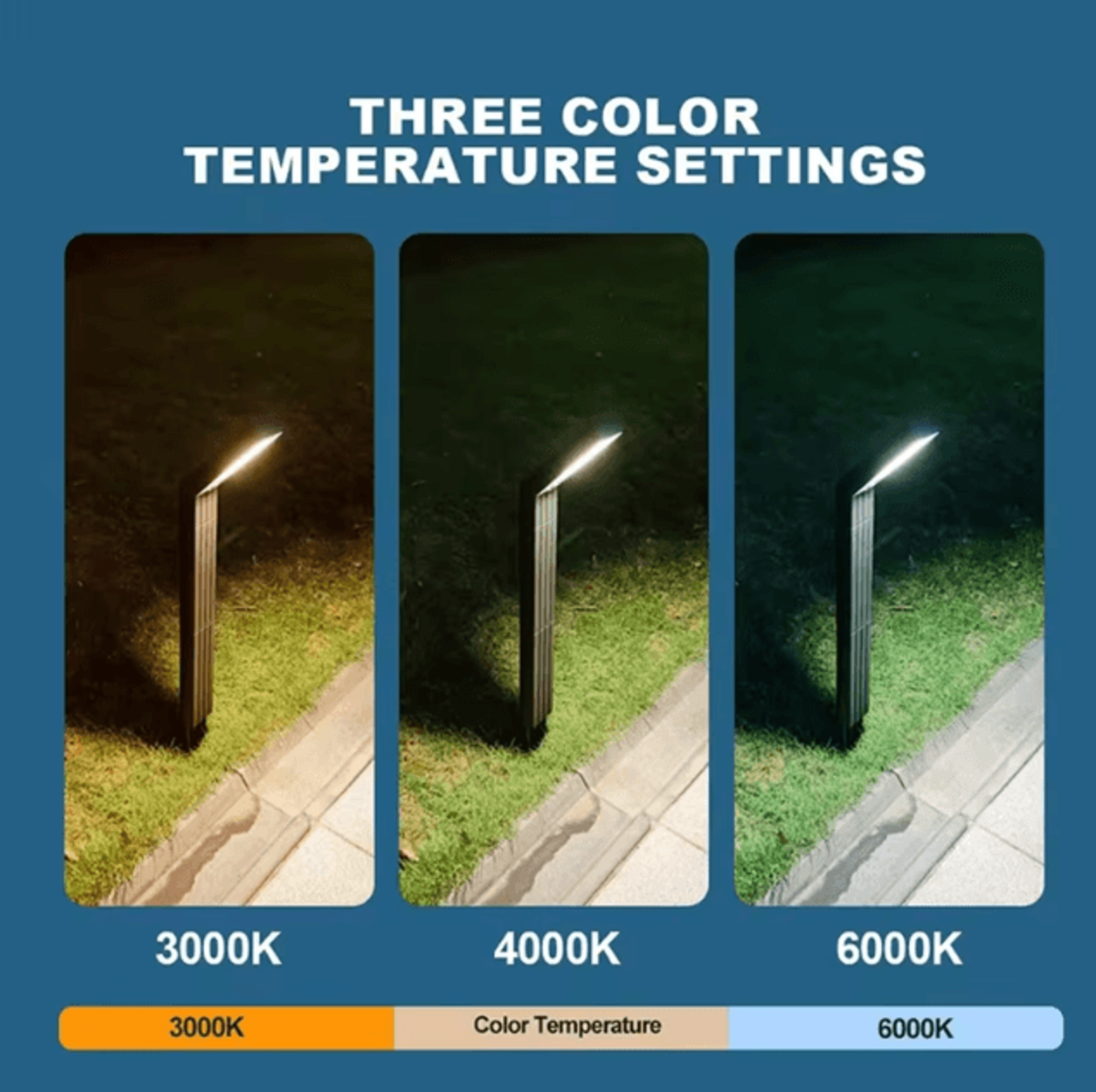 Solar Pathway Lights Outdoor Bright Solar Light IP65 Waterproof Solar Garden Lamp For Walkway Patio 3