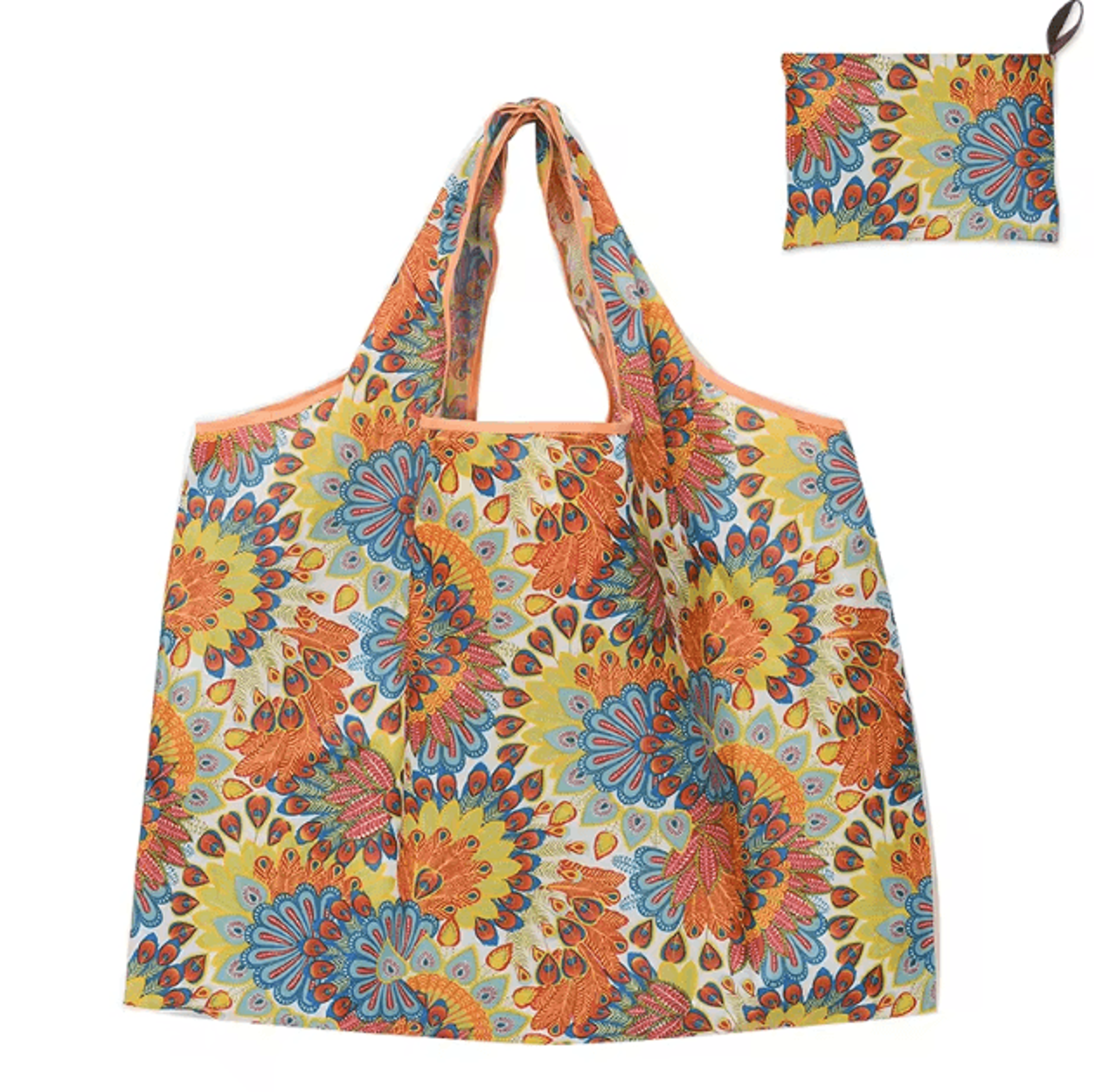 Large Capacity Versatile Folding Shopping Bag Reusable Travel Tote 7