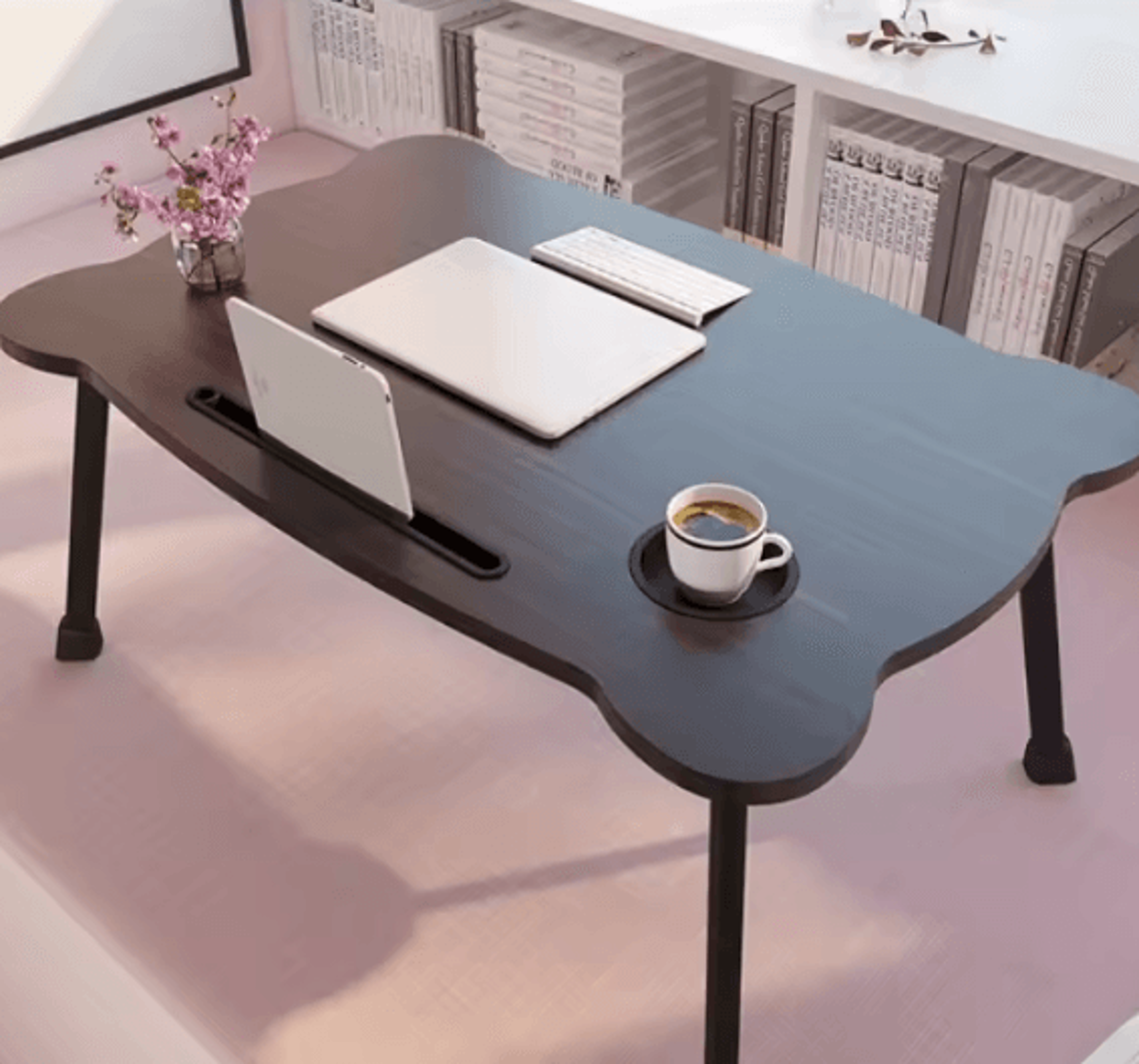 Portable Foldable Bed Desk Laptop Table For Window Seat And Bedroom Use 9