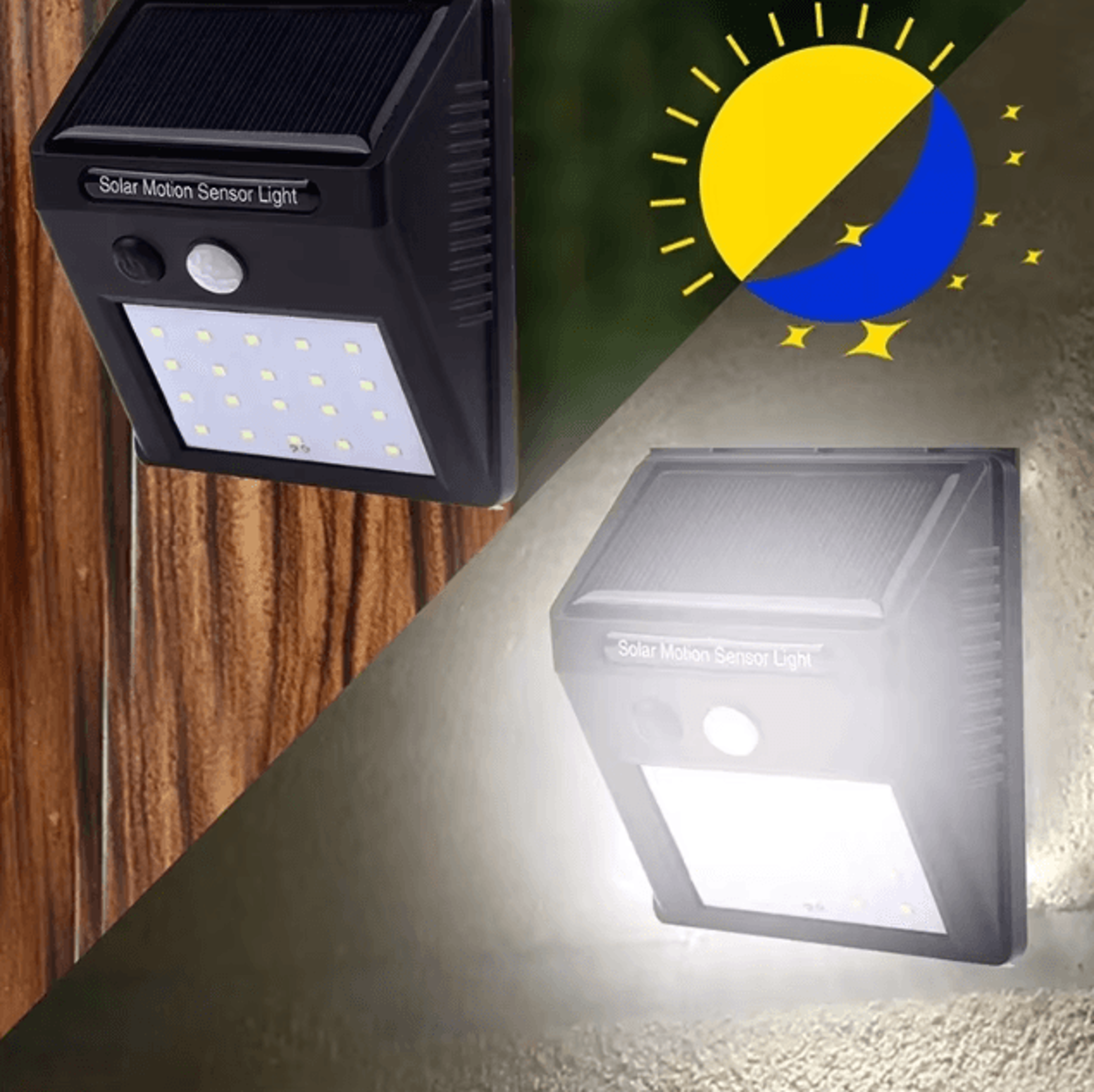 Solar 30 LED Motion Sensor Wall Light  Waterproof Outdoor Security Lighting 3