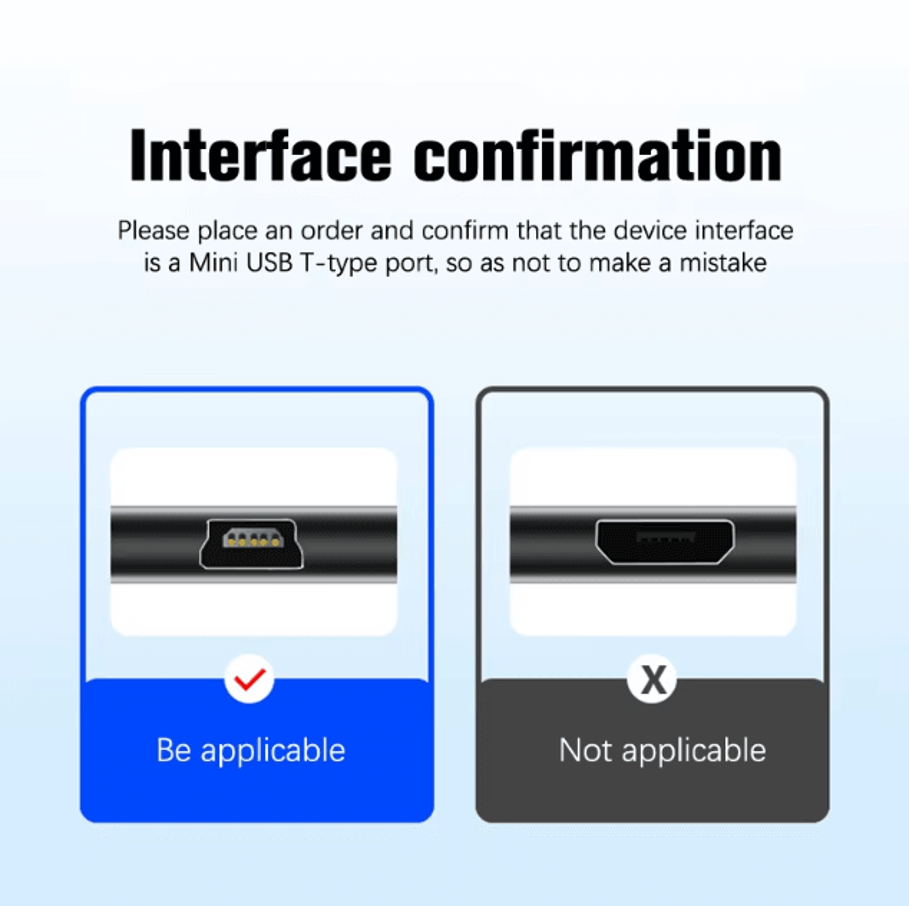 Mini USB To USB A Fast Data And Charging Cable Long Length 4