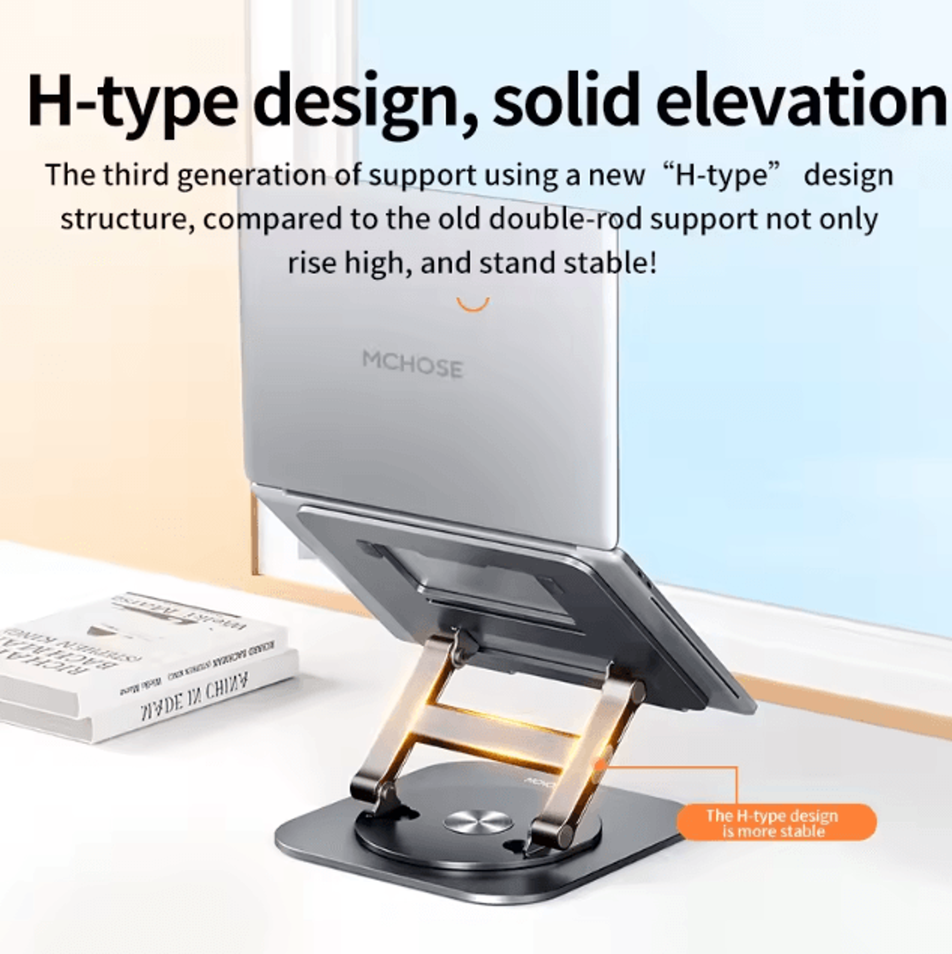 360 Degree Rotatable Adjustable Laptop Stand For 97173 Inch Laptops 1