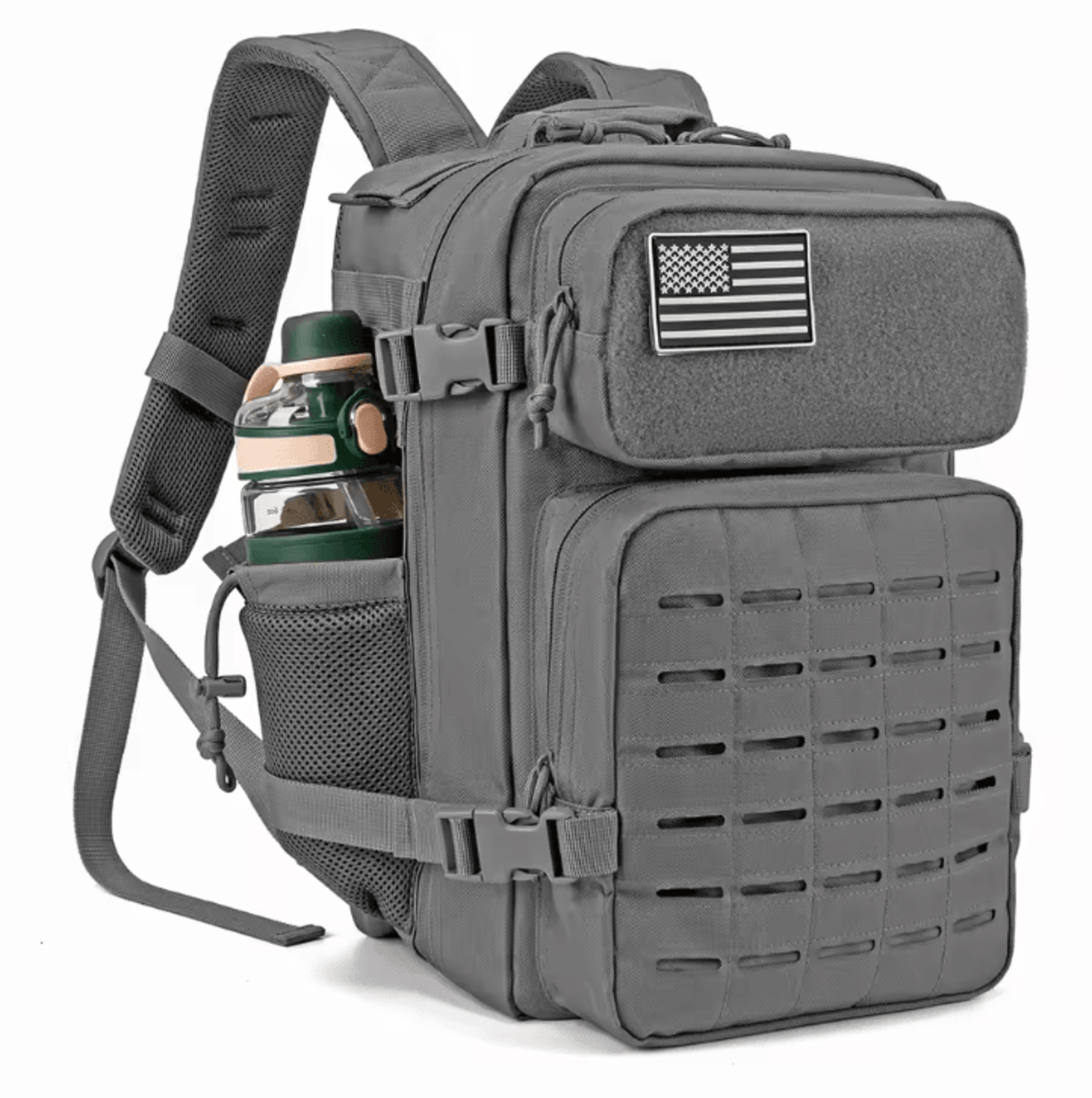 25L Tactical Backpack  MOLLE Outdoor Survival  EDC Rucksack For Hiking Fitness  Travel 7