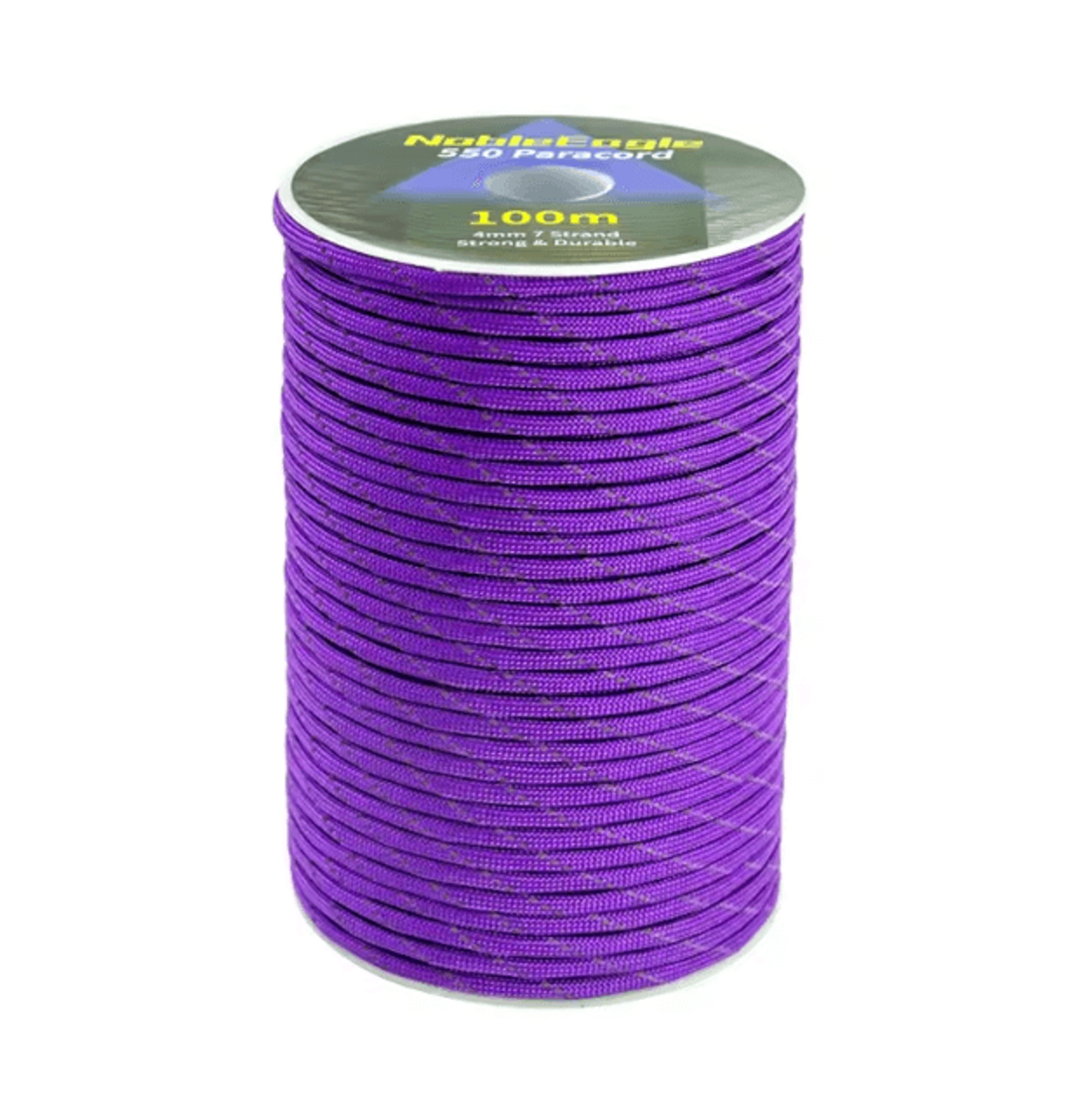 Reflective 550 Paracord Rope 7 Strand 4 Mm  Tactical Camping Lanyard And DIY Survival Cord 7