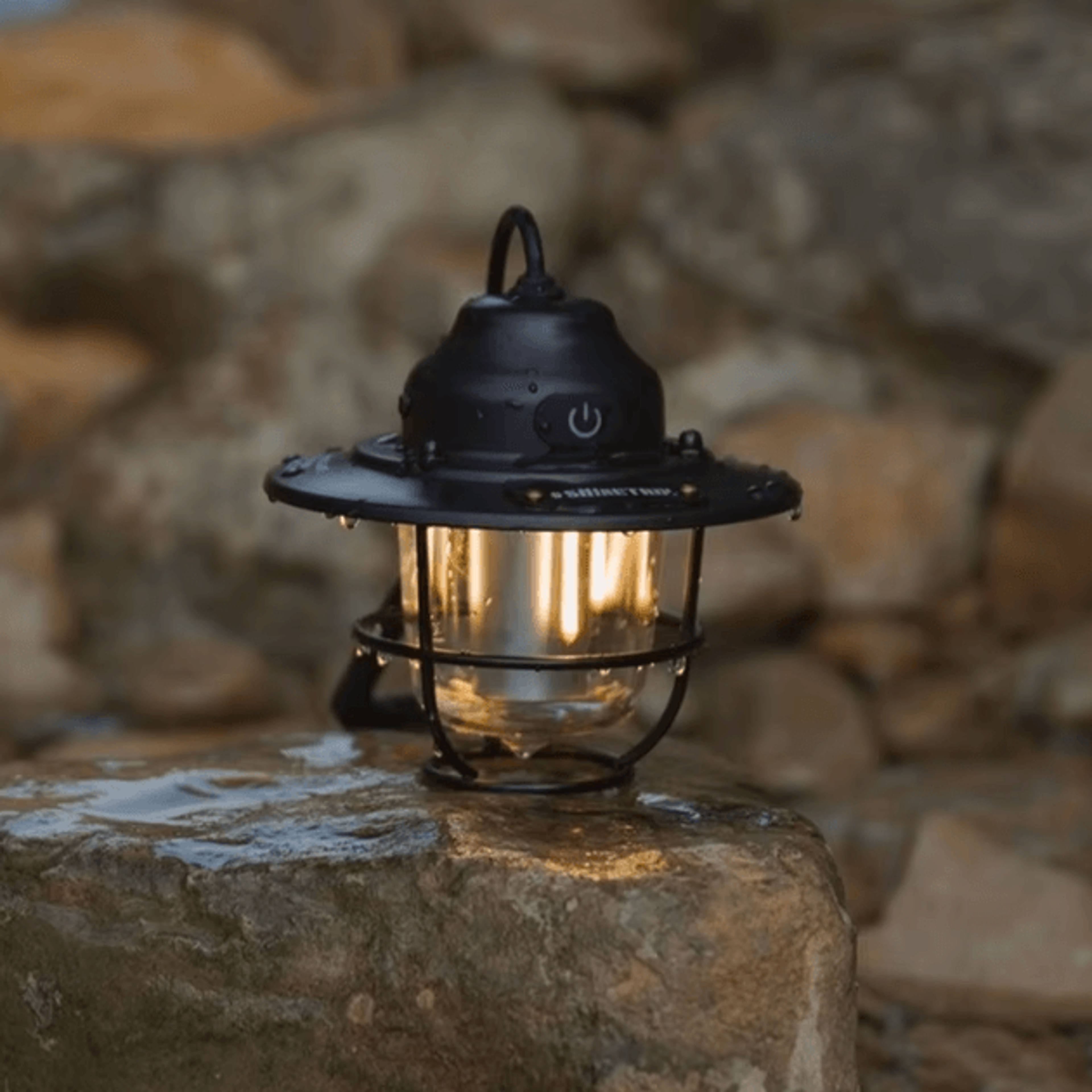Retro USB Rechargeable Camping Lantern  Portable LED Hanging Tent Light For Outdoor Adventures 3