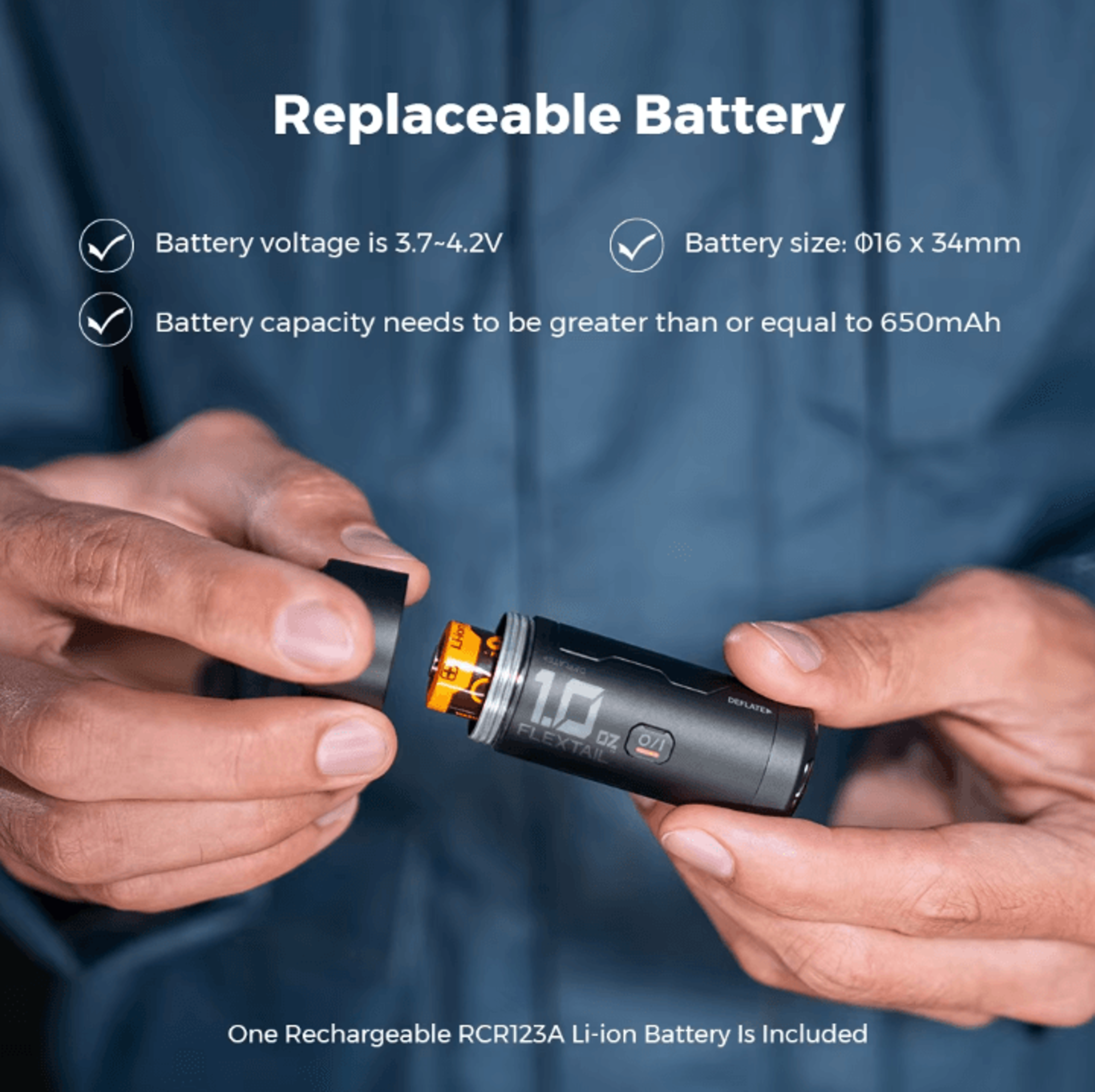 FLEXTAIL Zero Pump UltraMini Air Pump  Portable Electric Inflator For Sleeping Pads  Camping Gear 2