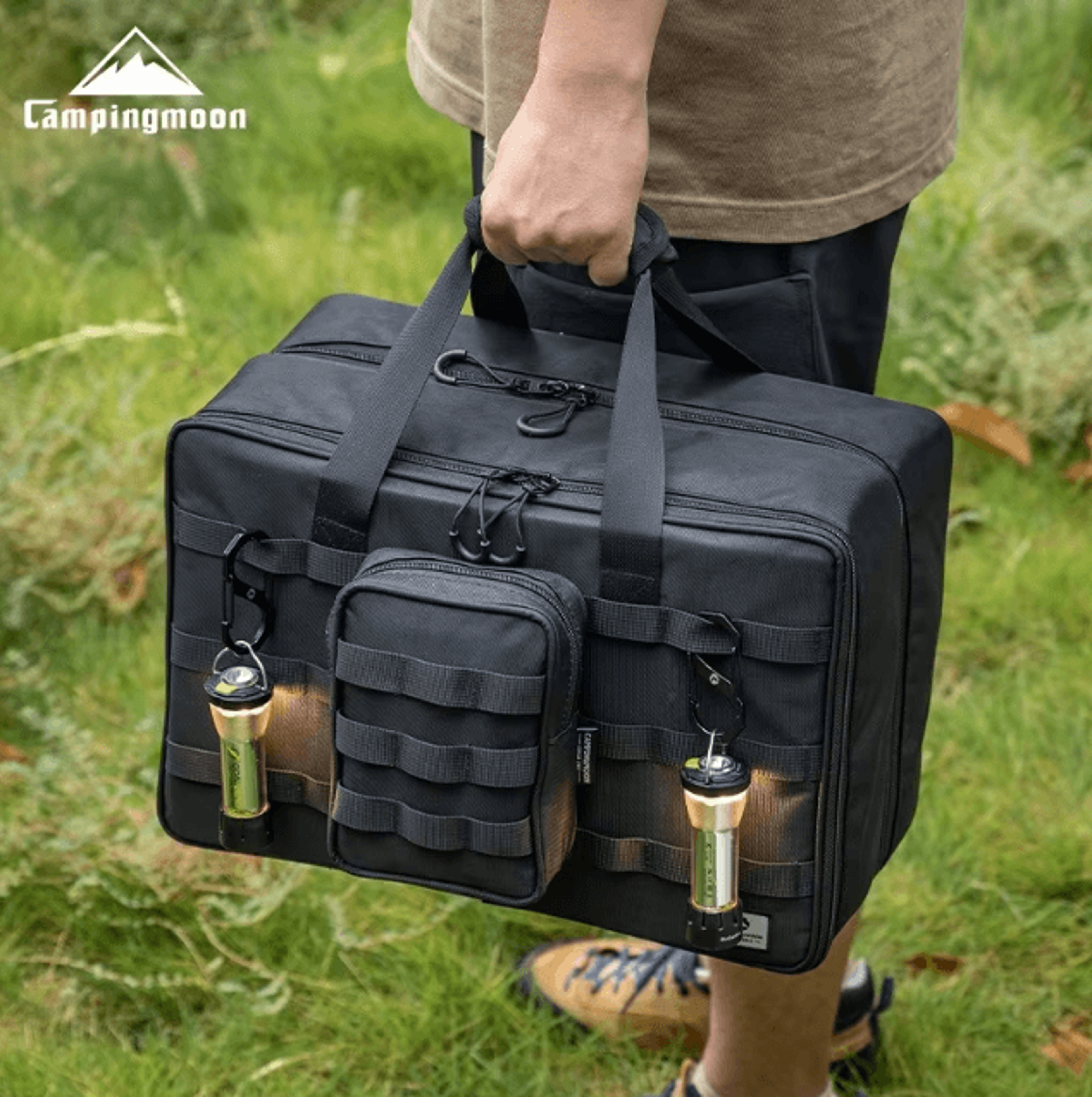 CAMPINGMOON BK46 Camping Gear Storage Bag  Large Capacity IGT Module Storage Bag Tactical Organizer 0