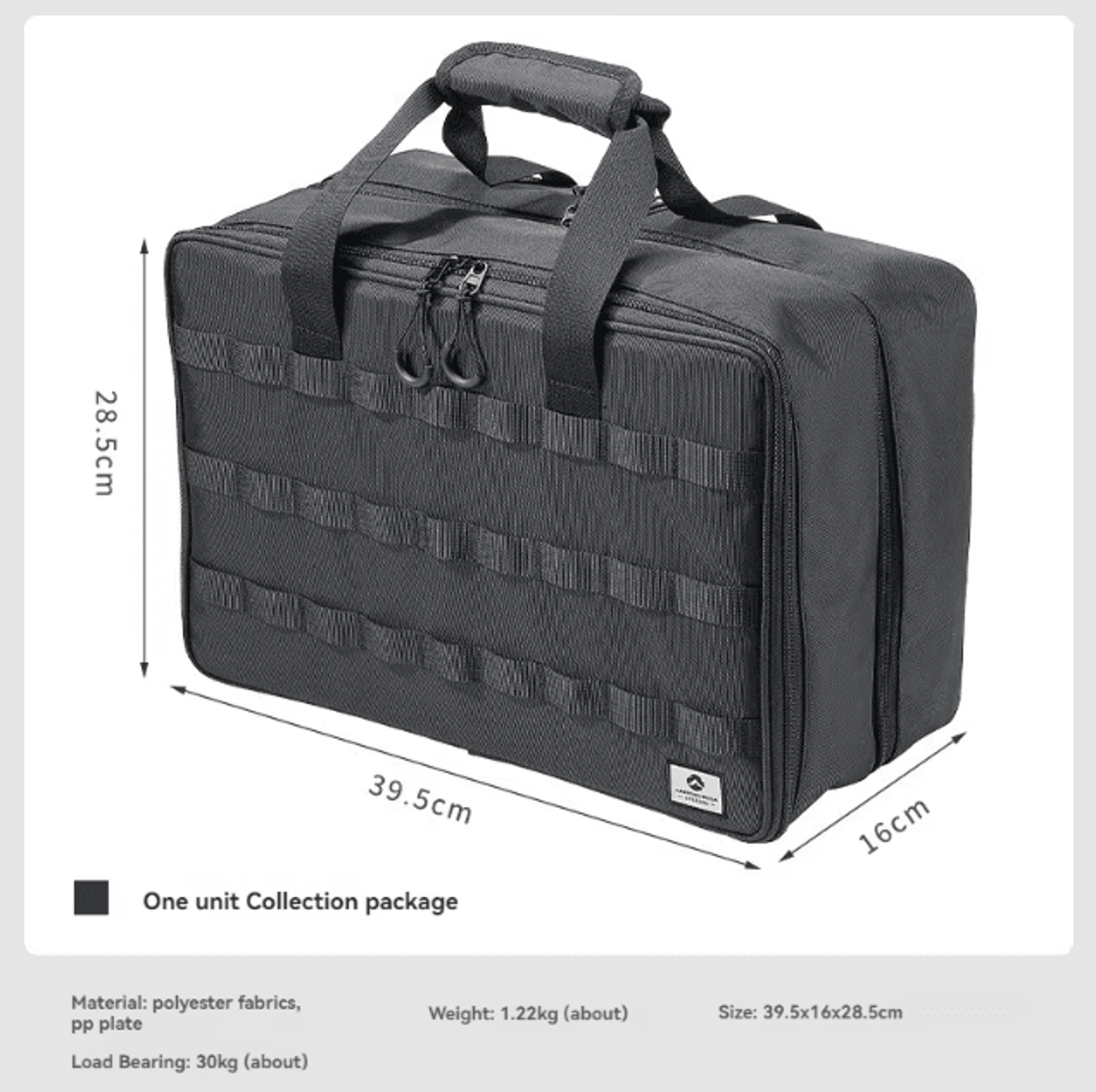 CAMPINGMOON BK46 Camping Gear Storage Bag  Large Capacity IGT Module Storage Bag Tactical Organizer 5