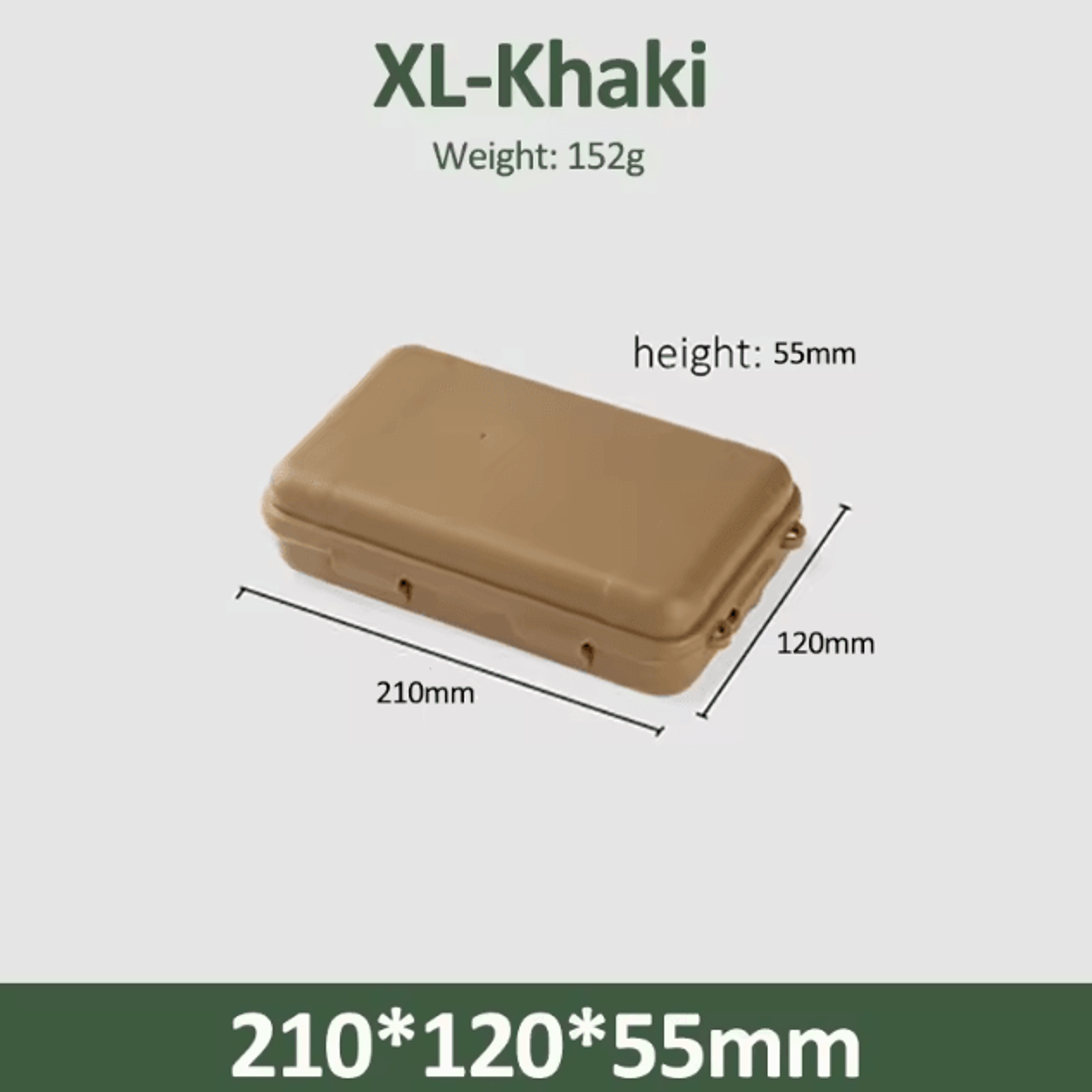 Compact Waterproof EDC Tool Box  Shockproof Outdoor Survival Storage Case For Camping Fishing  Emer 14