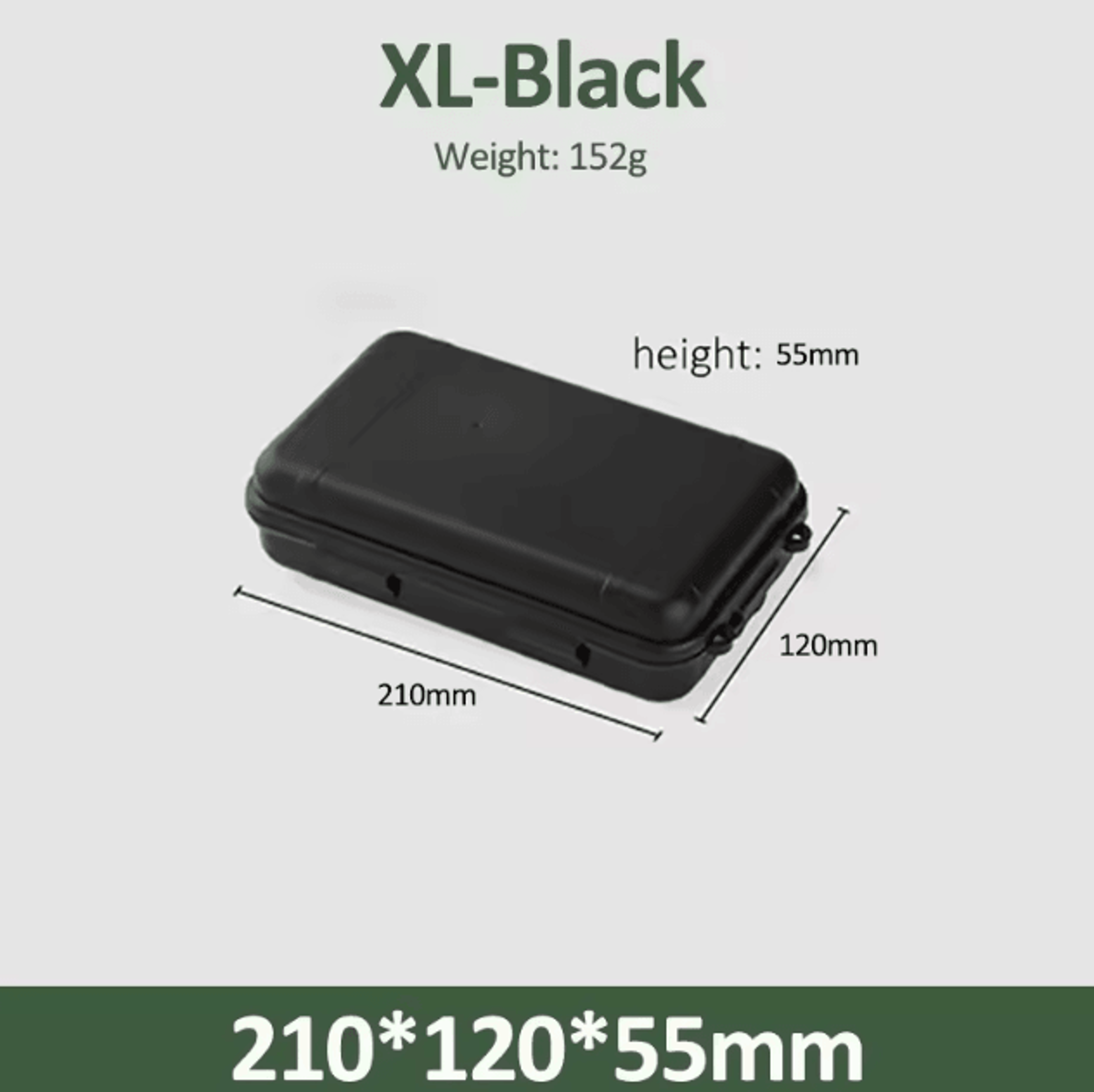 Compact Waterproof EDC Tool Box  Shockproof Outdoor Survival Storage Case For Camping Fishing  Emer 12