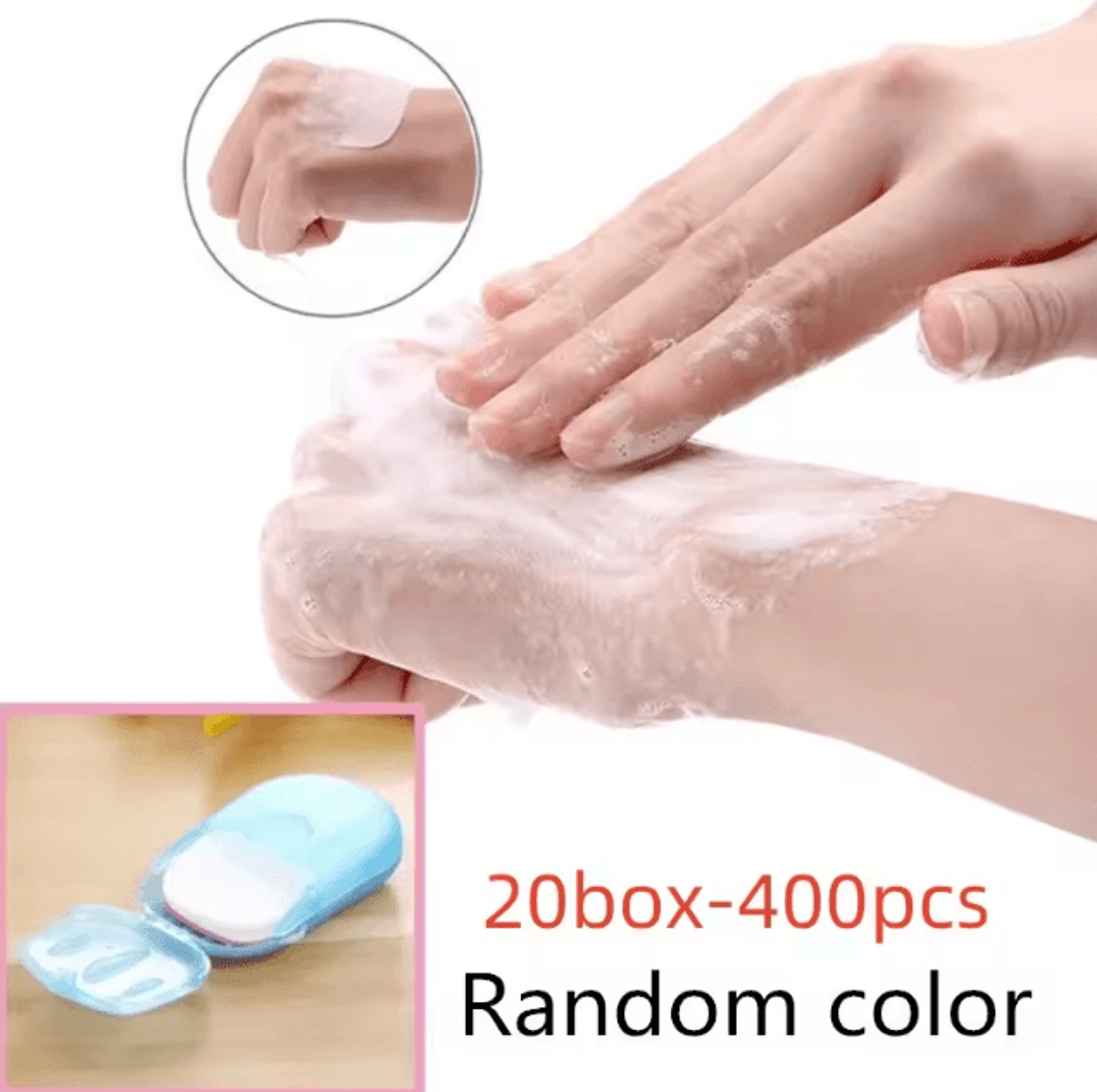 Portable Soap Paper Sheets Disposable Travel Soap Sheets Mini Hand Washing Soap For Camping Hiking  10