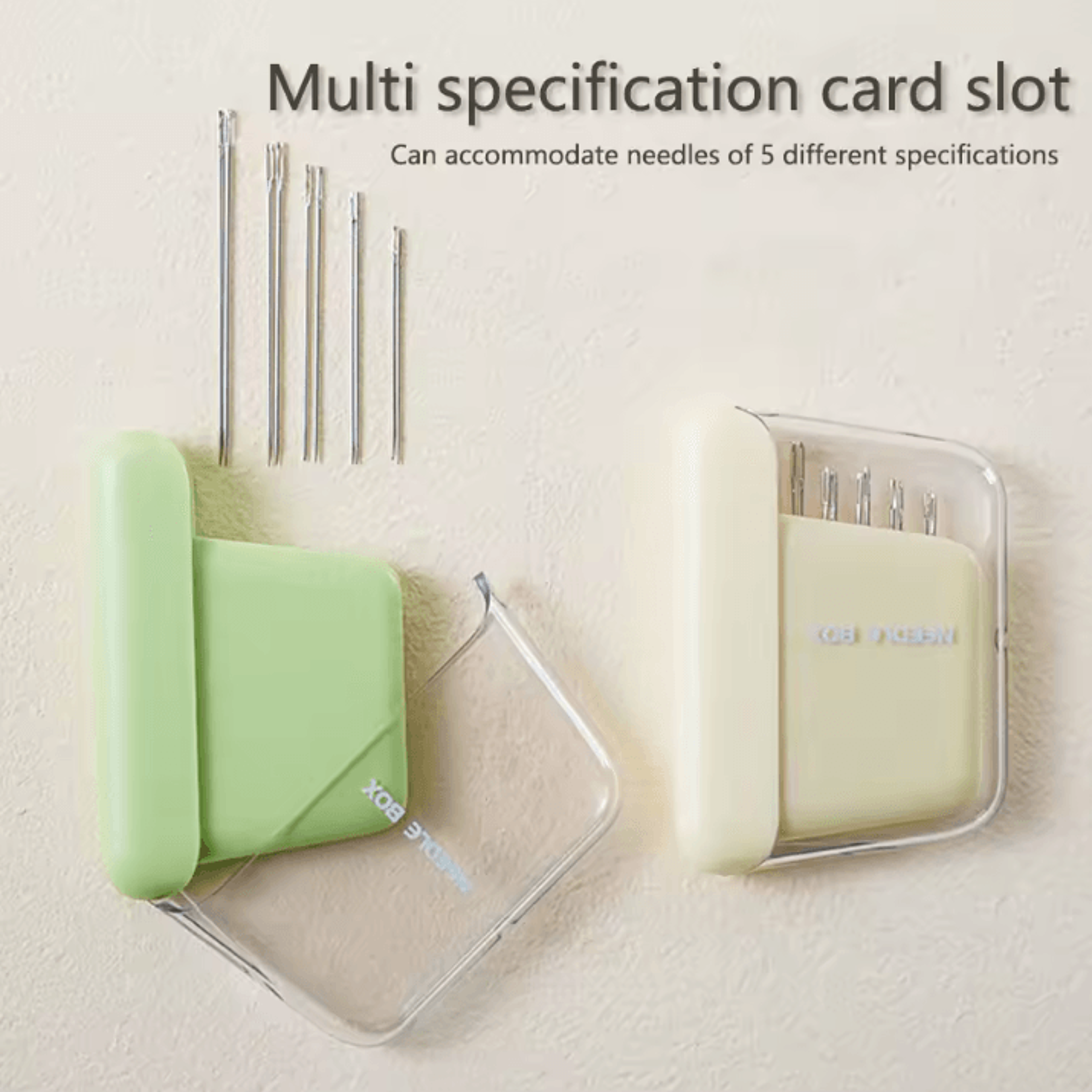 Magnetic Sewing Needle Storage Box With 10 Needles  Portable Hand Sewing Organizer Case 1