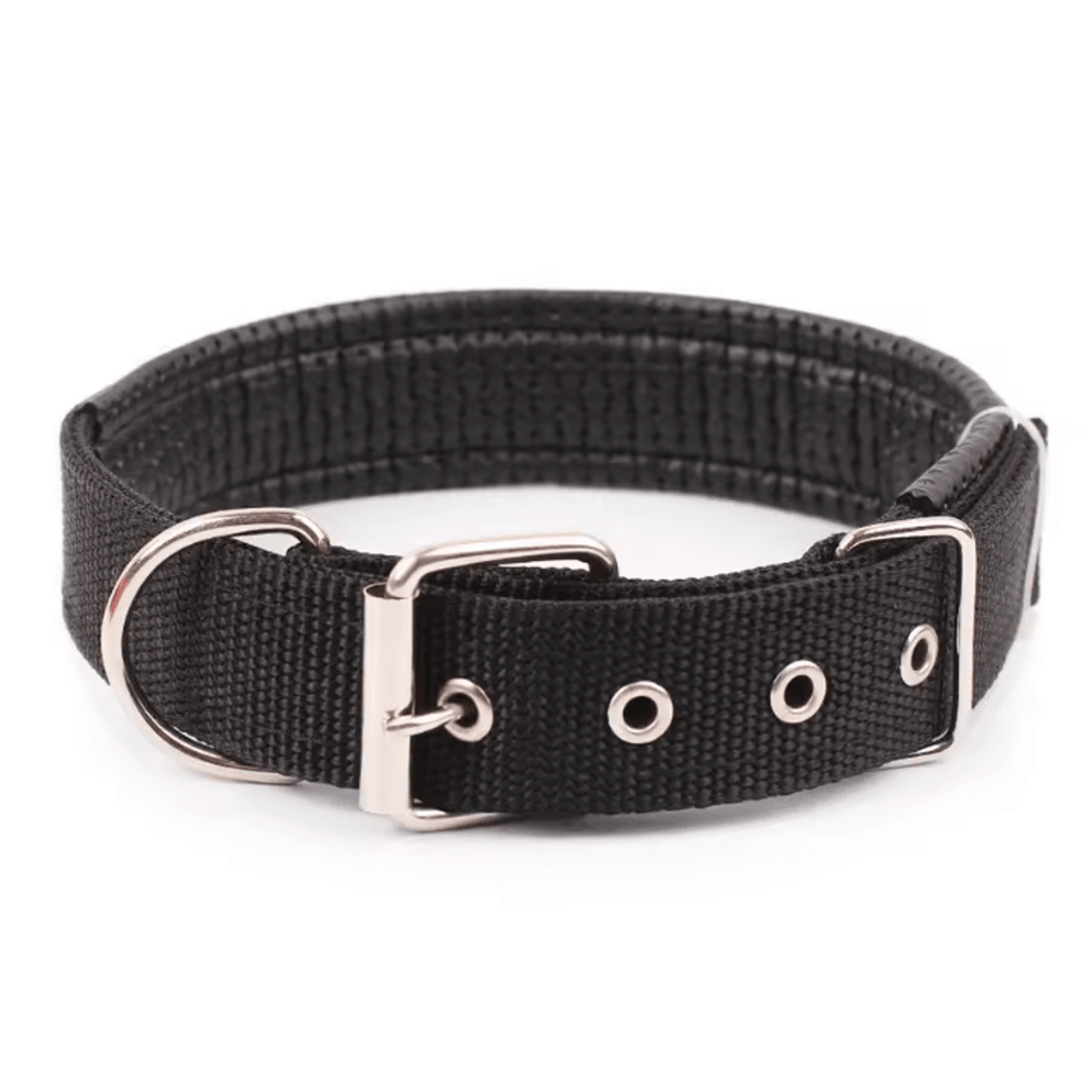 Solid Nylon Dog Collar  Adjustable Collar For Small Medium  Large Dogs 7