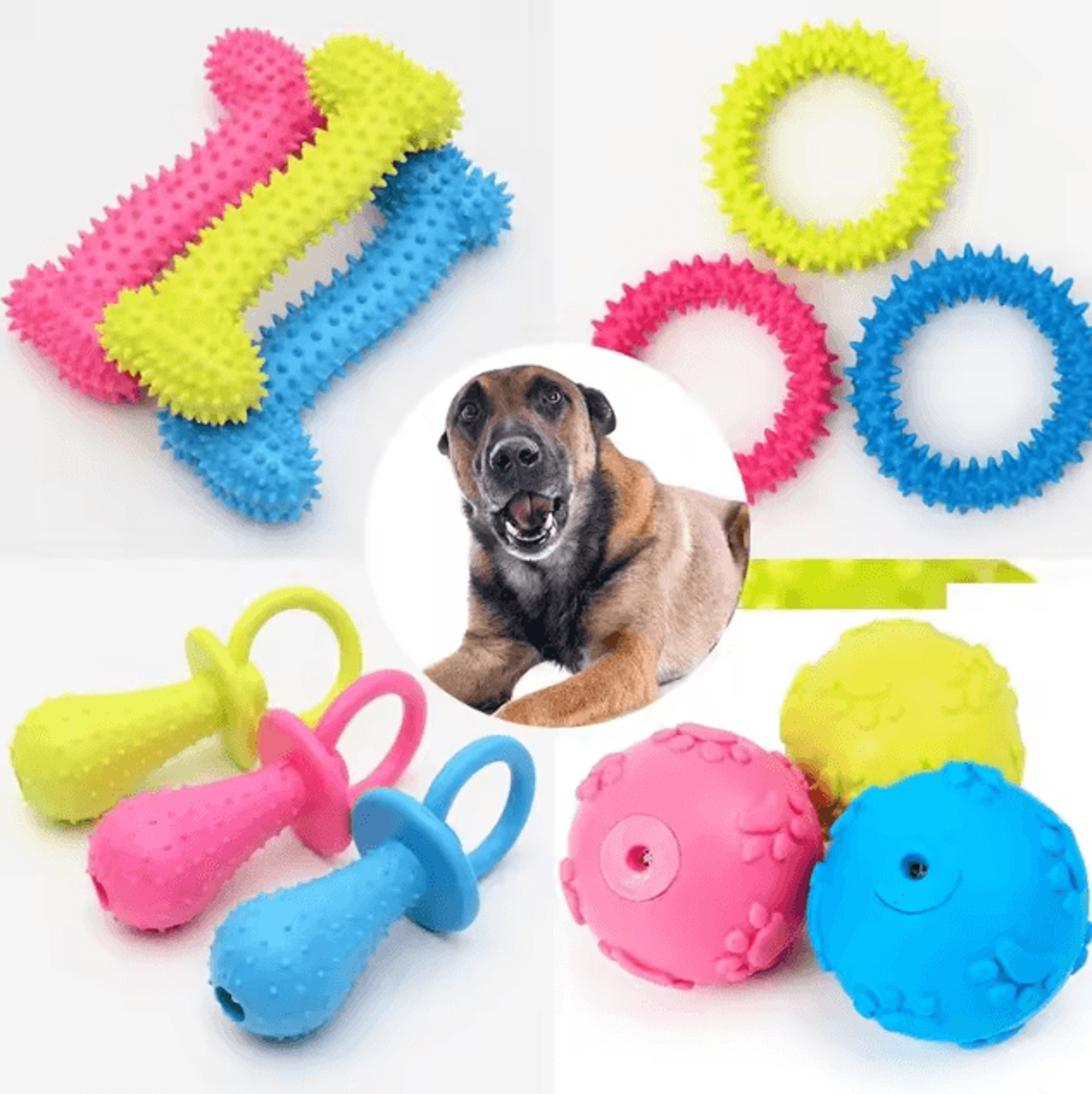 Indestructible Dog Chew Toy  Teeth Cleaning Training Toy For Small Medium  Large Dogs 1