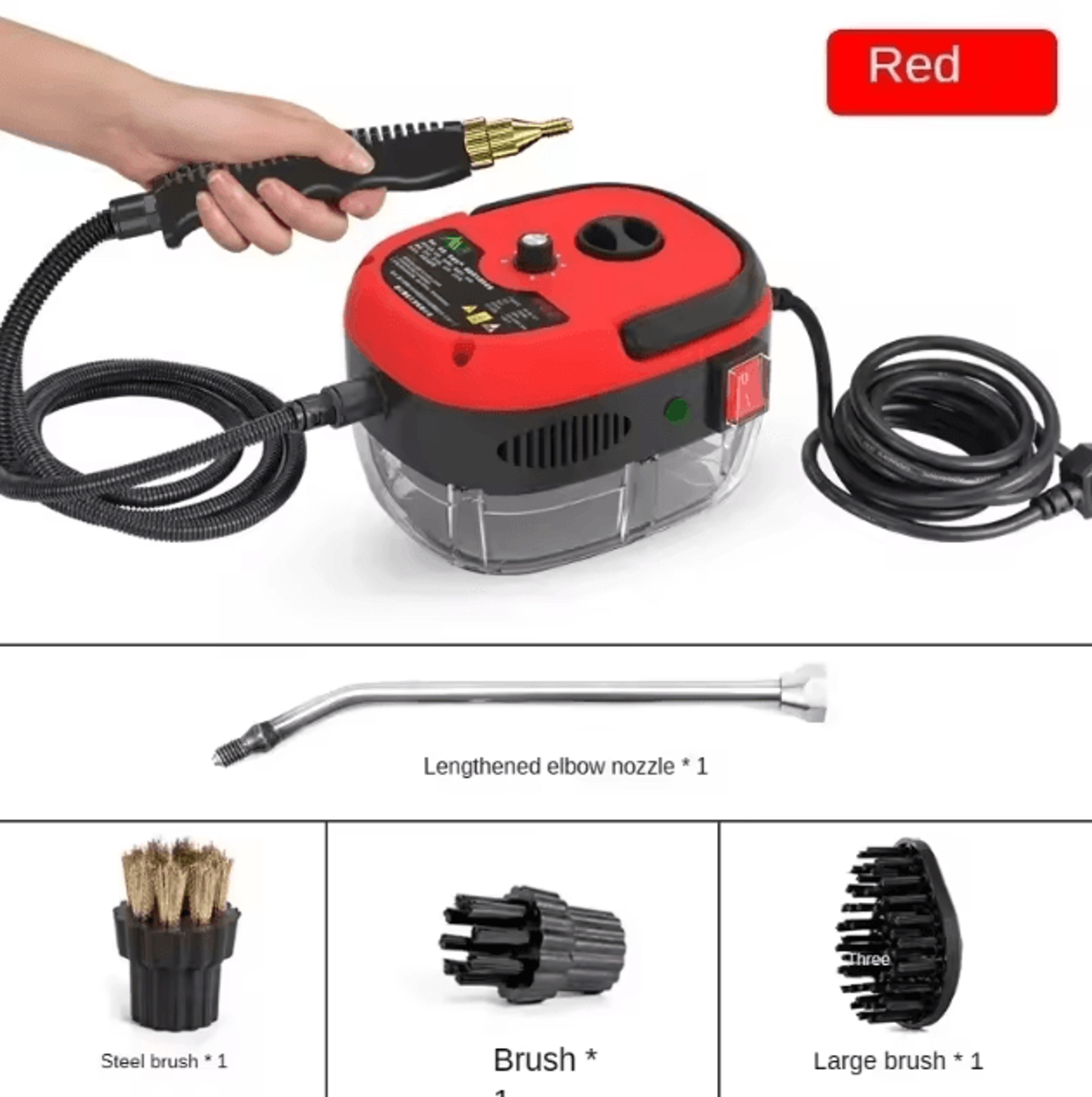 2500W Portable High Pressure Steam Cleaner Multipurpose Handheld Steam Cleaning Machine For Home Ca 7