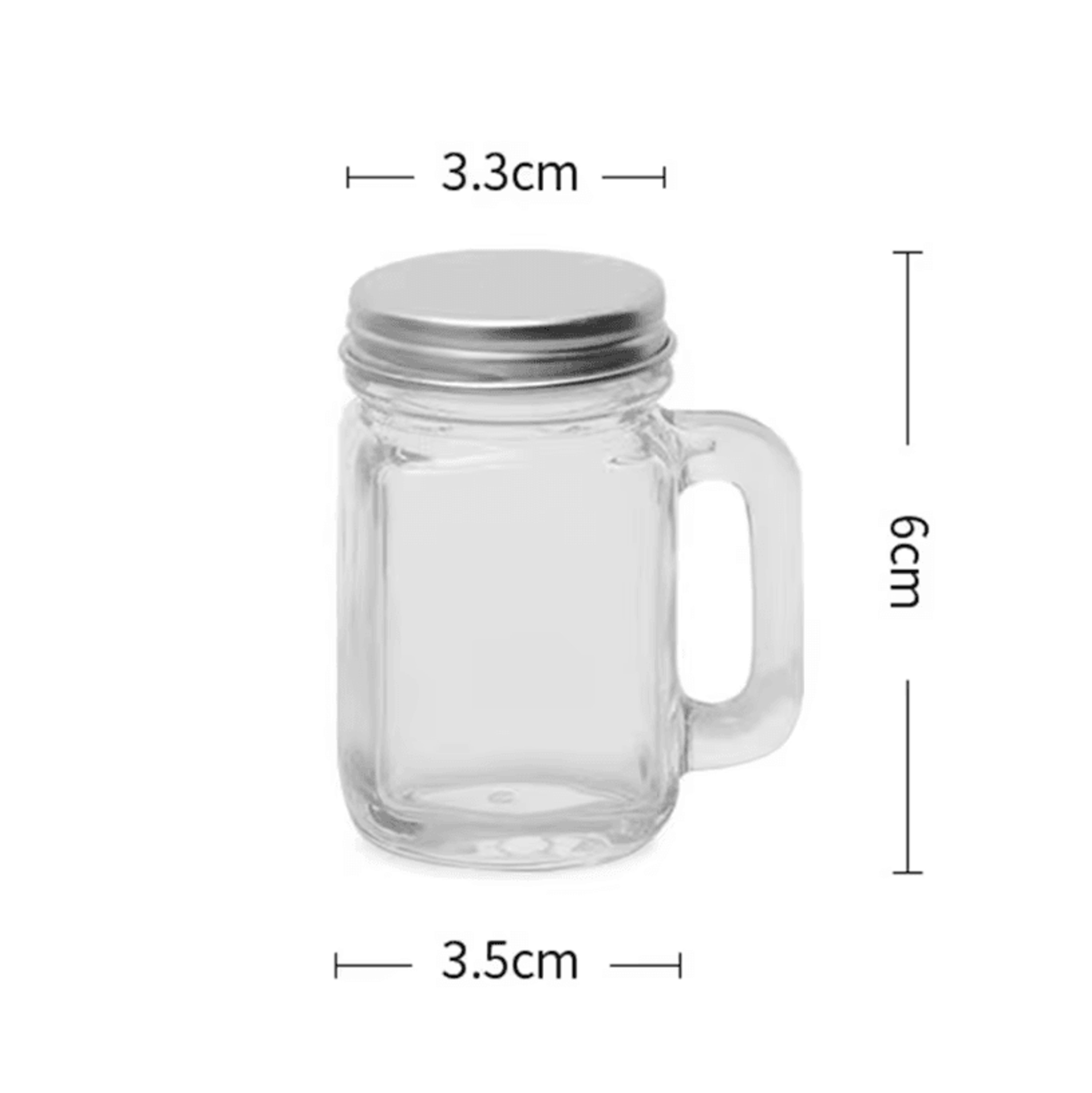Portable Mini Mason Jar Bottle With Lid  Leakproof Mini Mason Jar Shot Glass For Honey Jam Juice  S 5