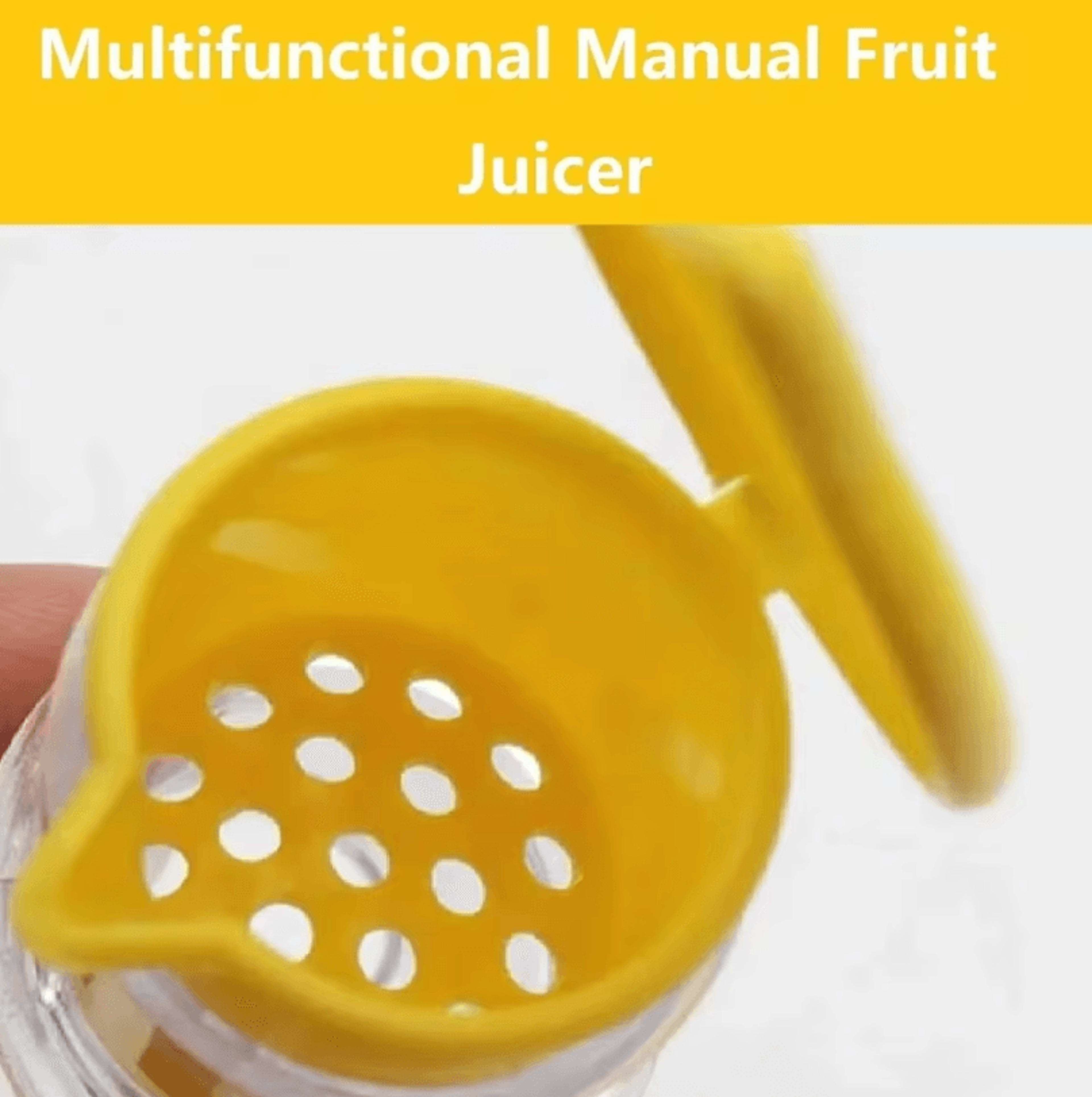 FreshPress Manual Citrus Juicer  Mini Lemon Squeezer  Orange Juicer 1