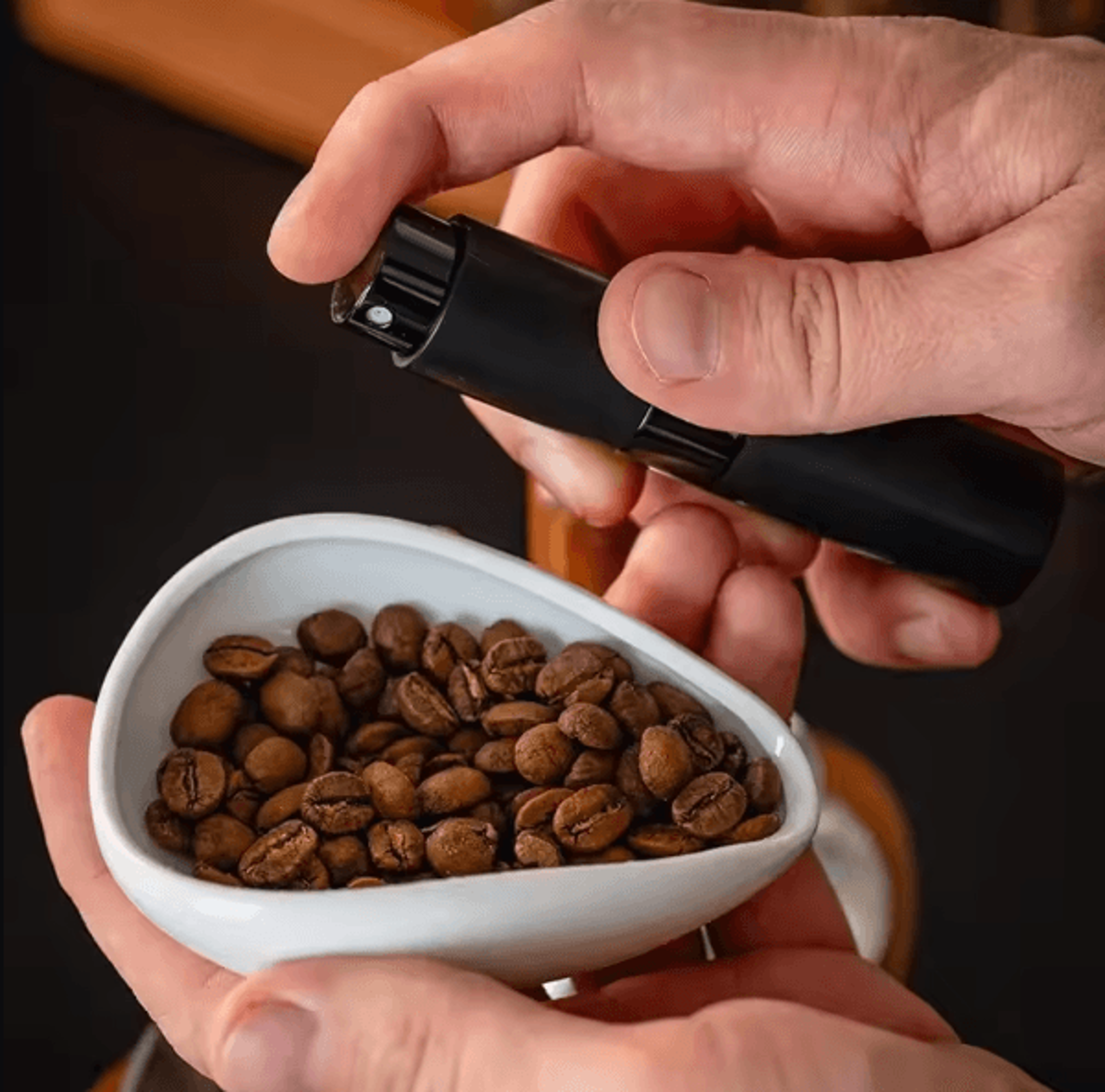 BaristaFlow Coffee Bean Dosing Cup Set  AntiStatic Espresso Dosing Cup With RDT Spray 1