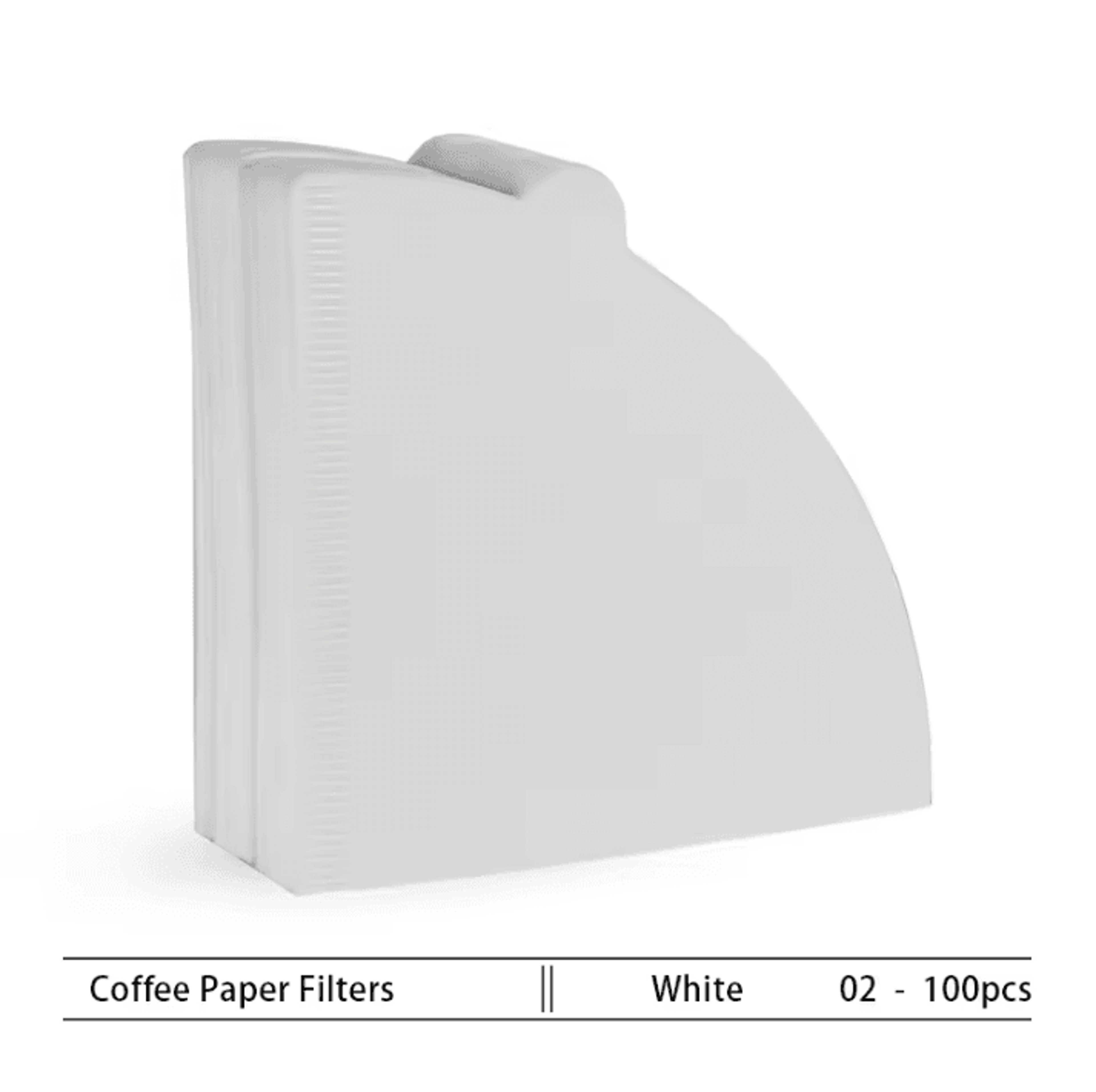 Natural Pour Over Coffee Filter Paper V Shape Cone Coffee Filter Paper For 24 Cup Drip Brewing 8