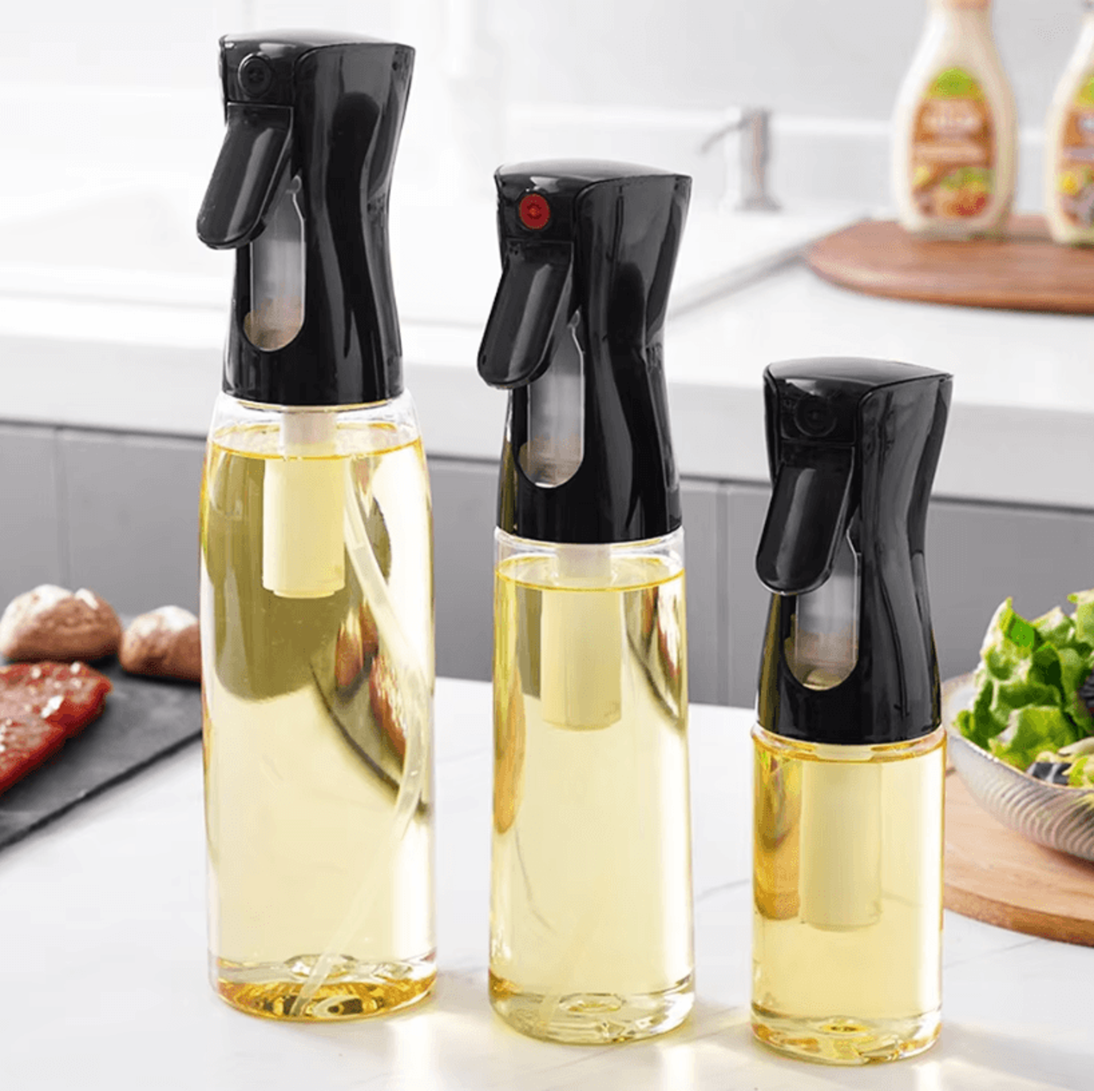 Refillable Olive Oil Spray Bottle  Fine Mist Cooking Oil Sprayer For Kitchen BBQ  Baking 0