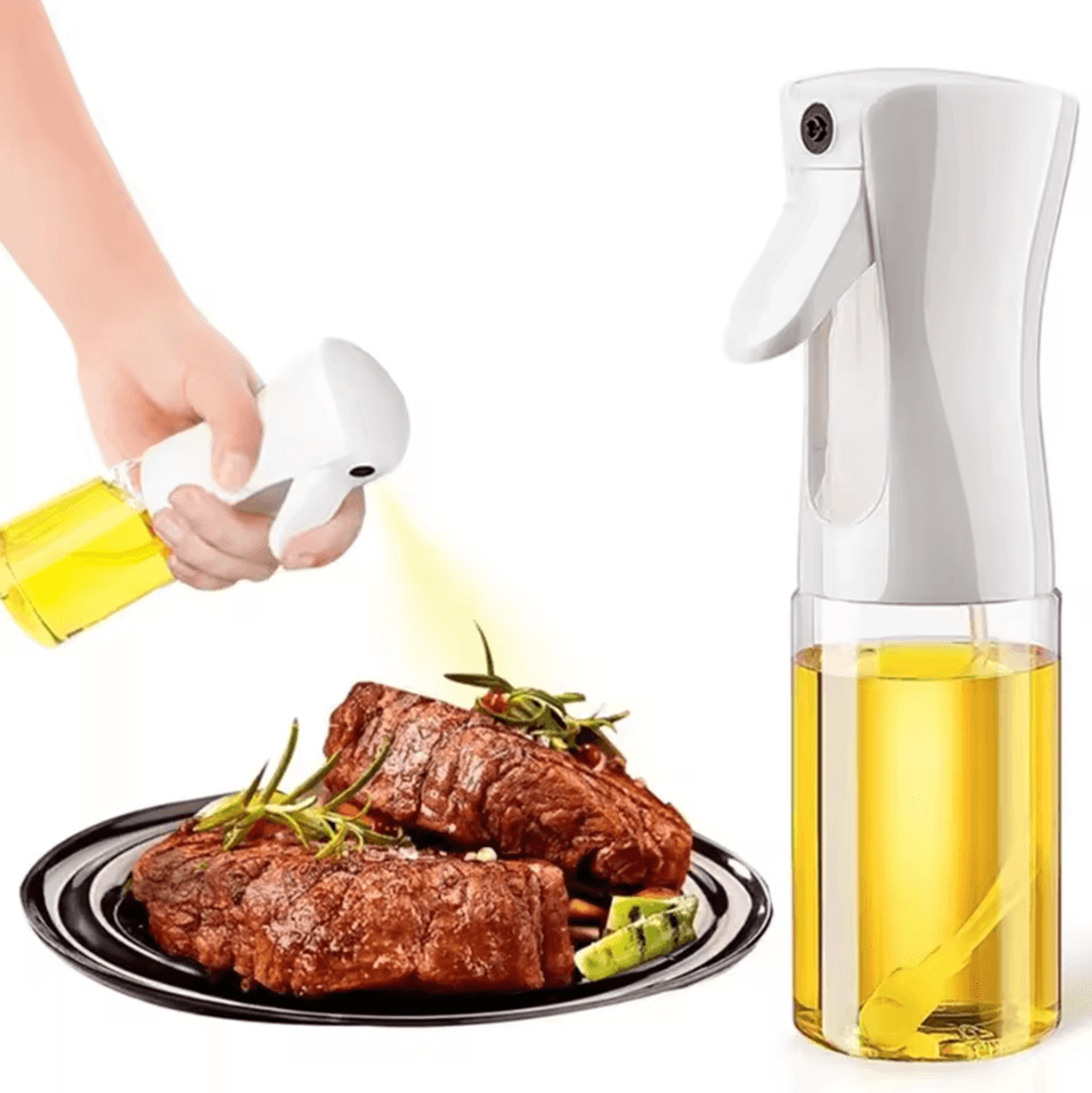 Refillable Olive Oil Spray Bottle  Fine Mist Cooking Oil Sprayer For Kitchen BBQ  Baking 5