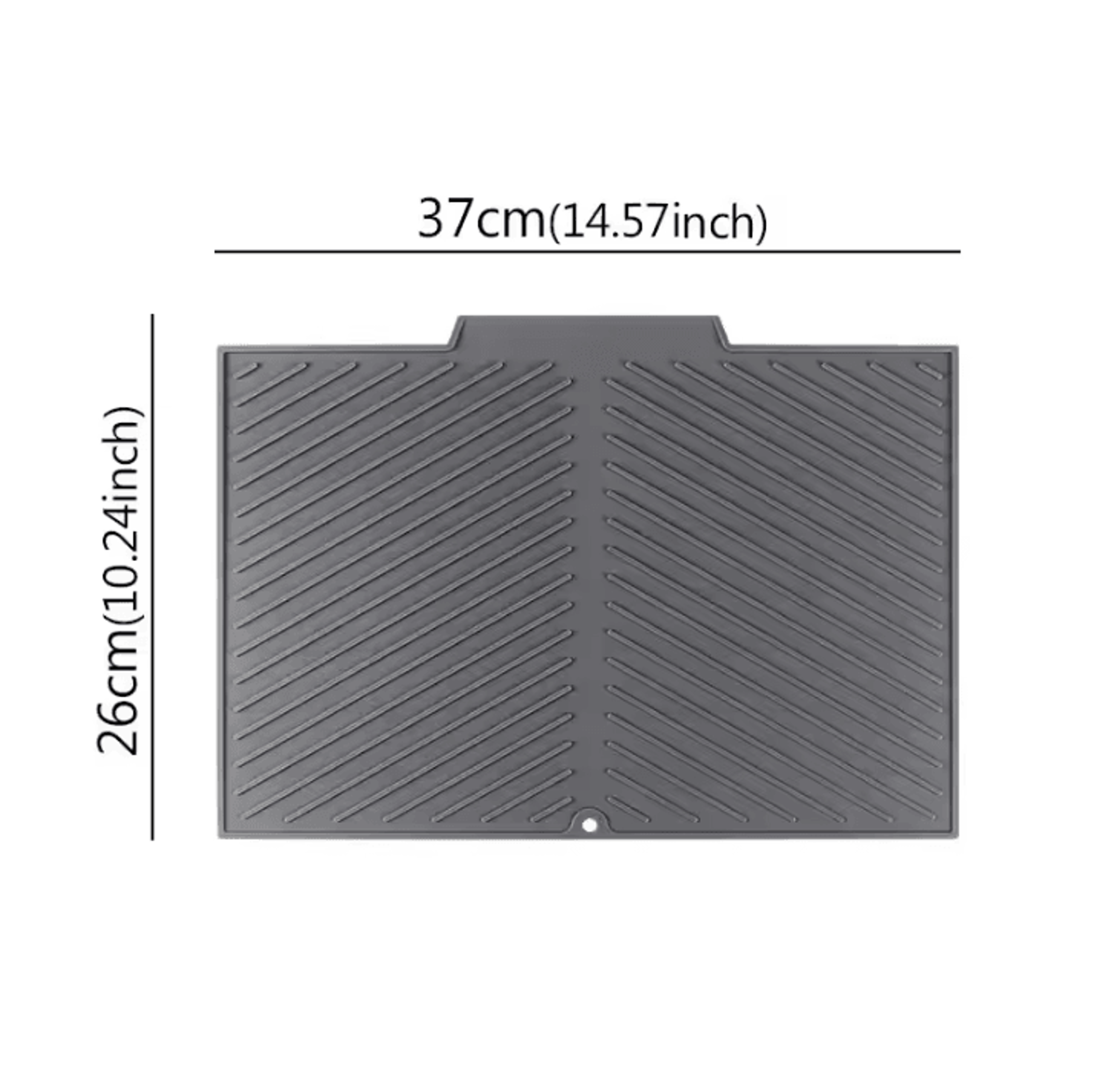 MultiPurpose Silicone Drain Mat  NonSlip Bar  Sink Drying Mat For Kitchen And Bathroom Use 5