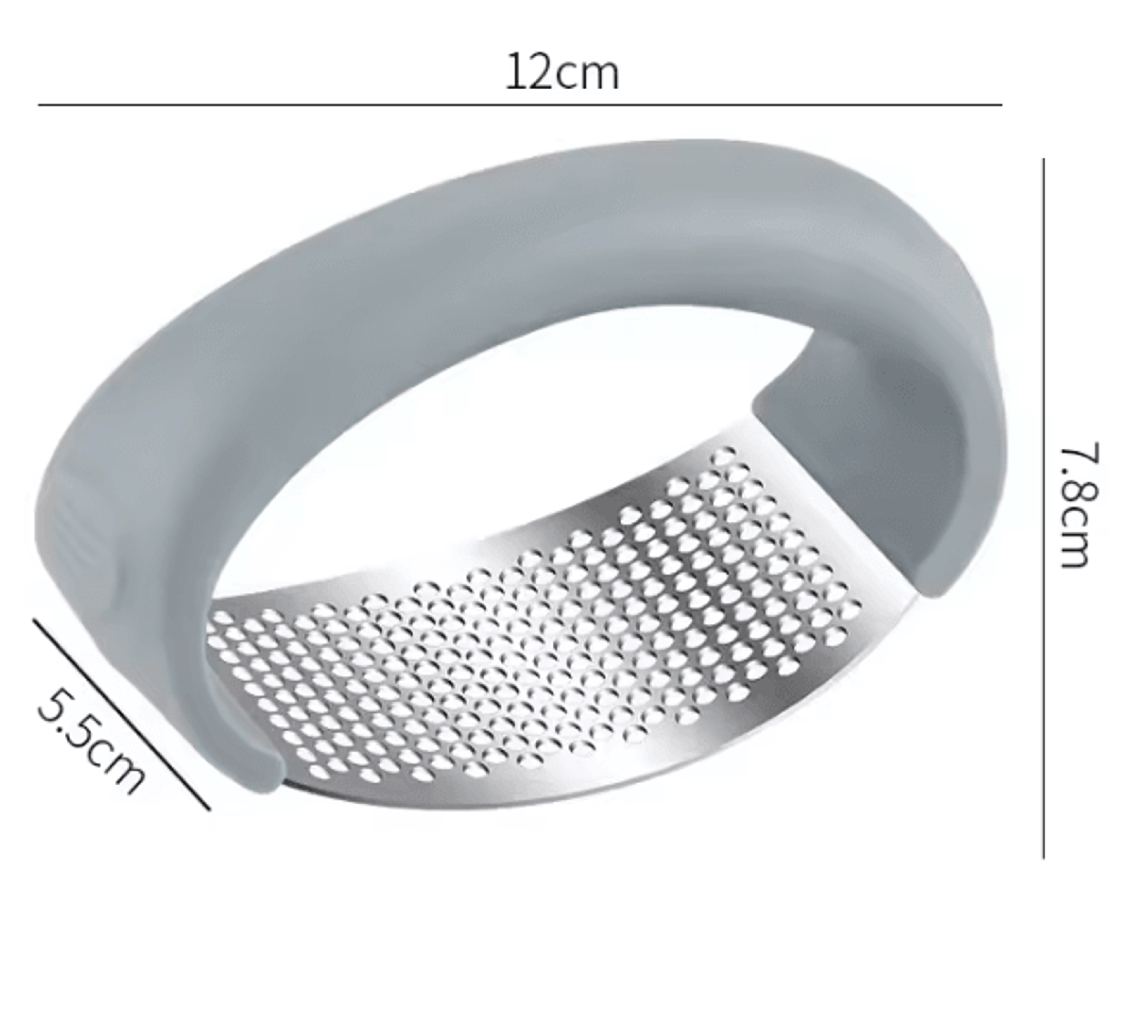 HeavyDuty Stainless Steel Garlic Press  Easy Clean Garlic Crusher Tool For Effortless Mincing 6