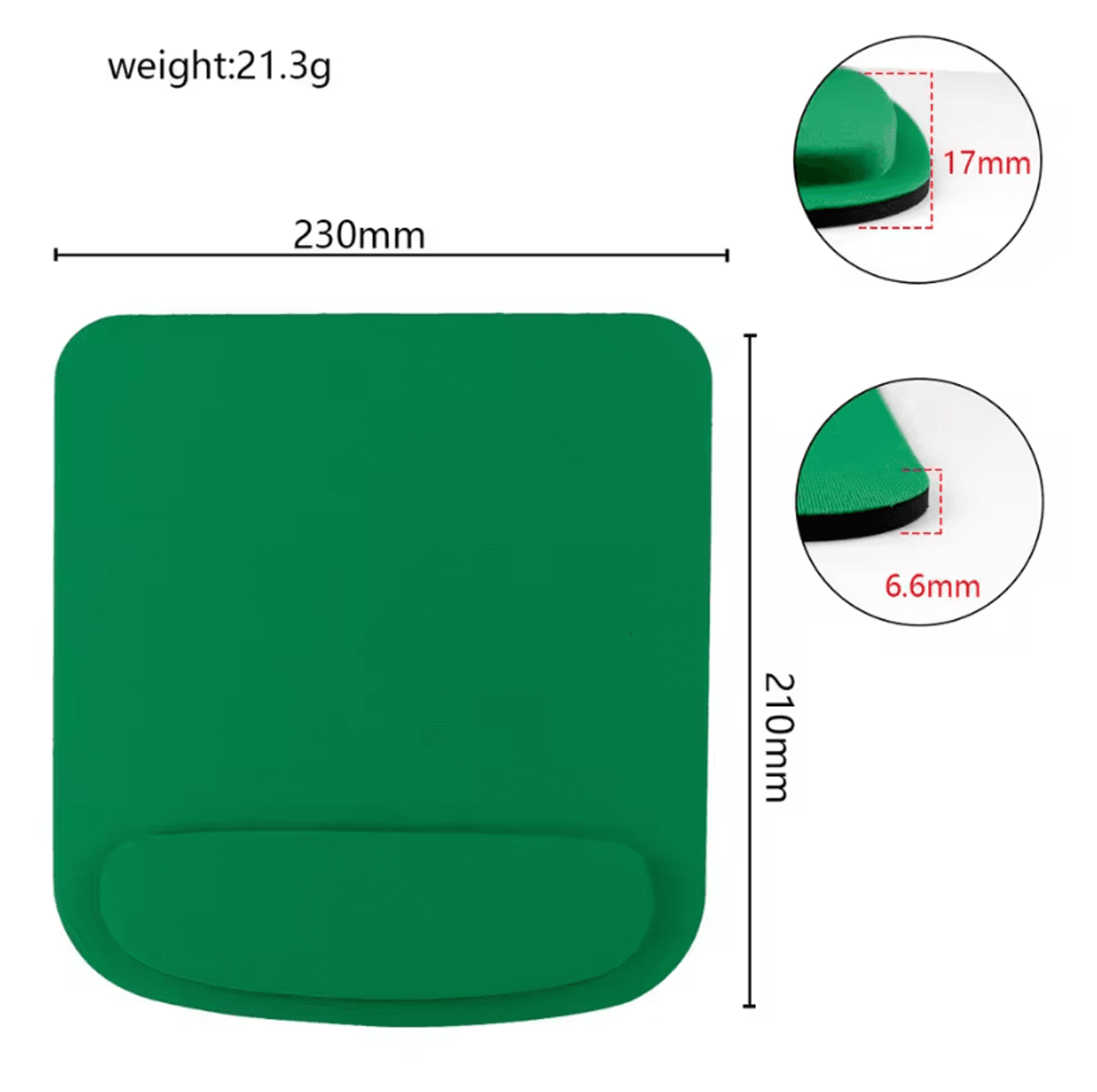 Ergonomic EVA Mouse Pad With Wrist Rest  AntiSlip Comfort Mousepad For Office  Gaming 4