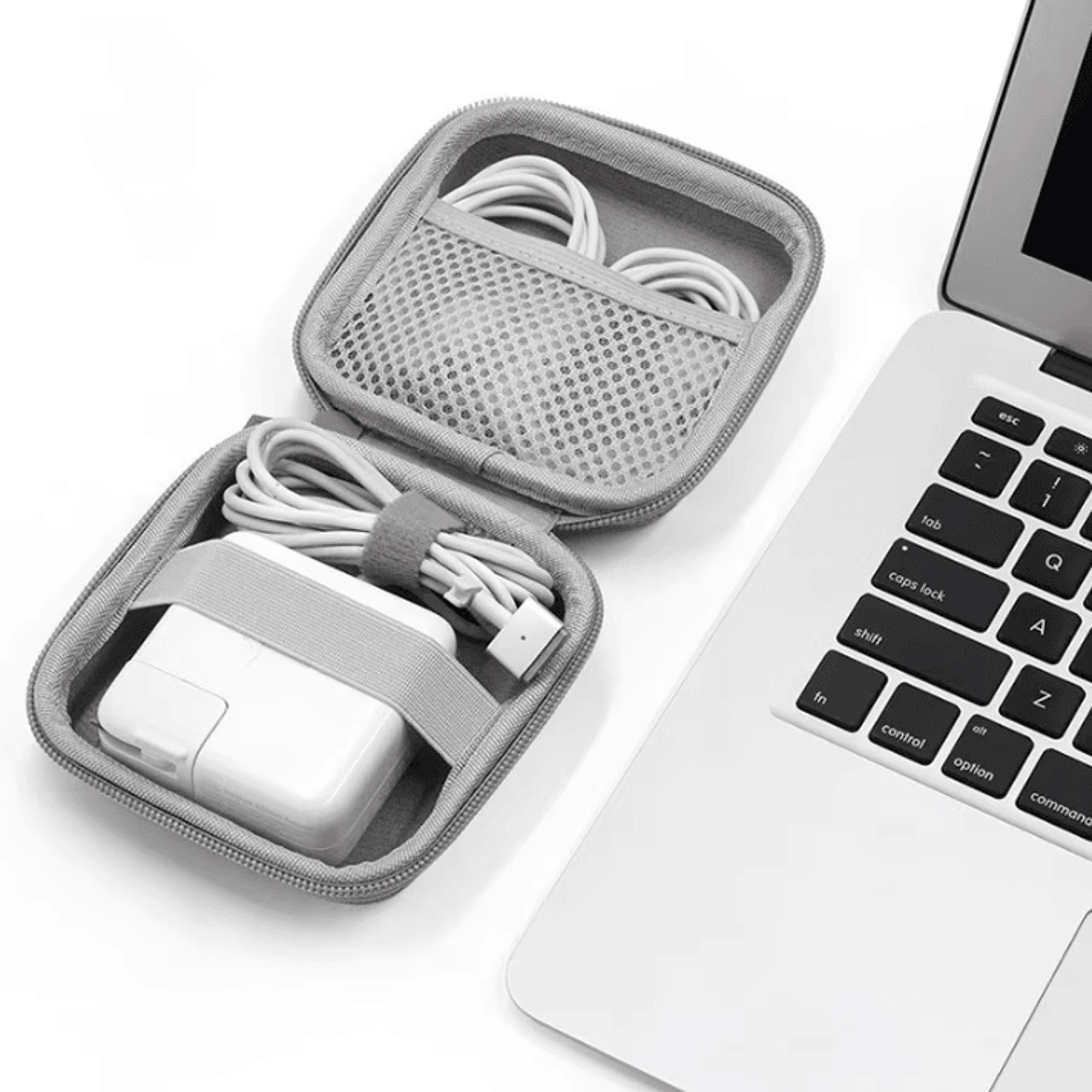 Portable Gadget Organizer Case  Multifunctional Earphone  Cable Storage Bag For Travel 0