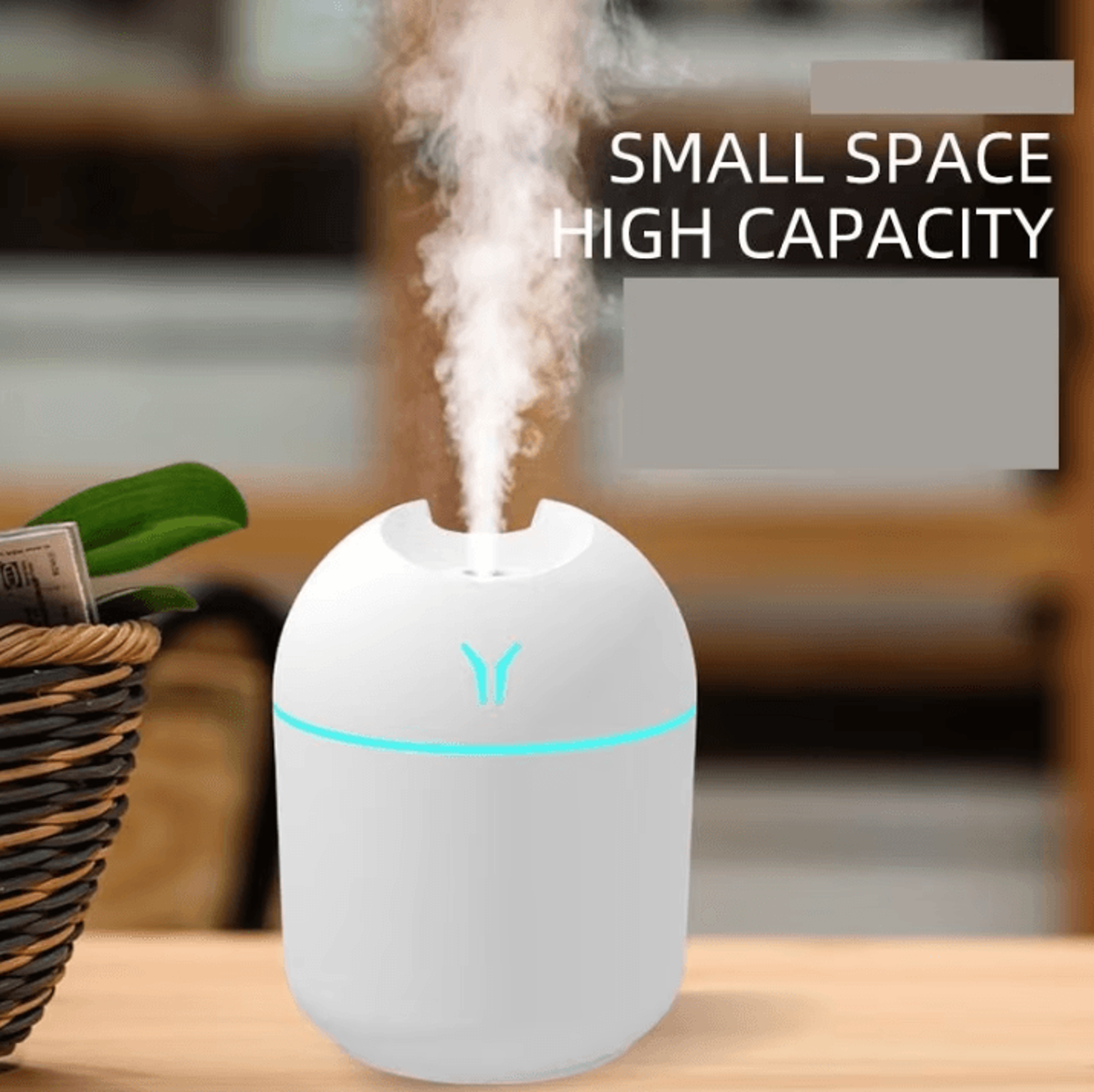 250ML USB Mini Air Humidifier  Aroma Diffuser  Ultrasonic Cool Mist With LED Night Light 1