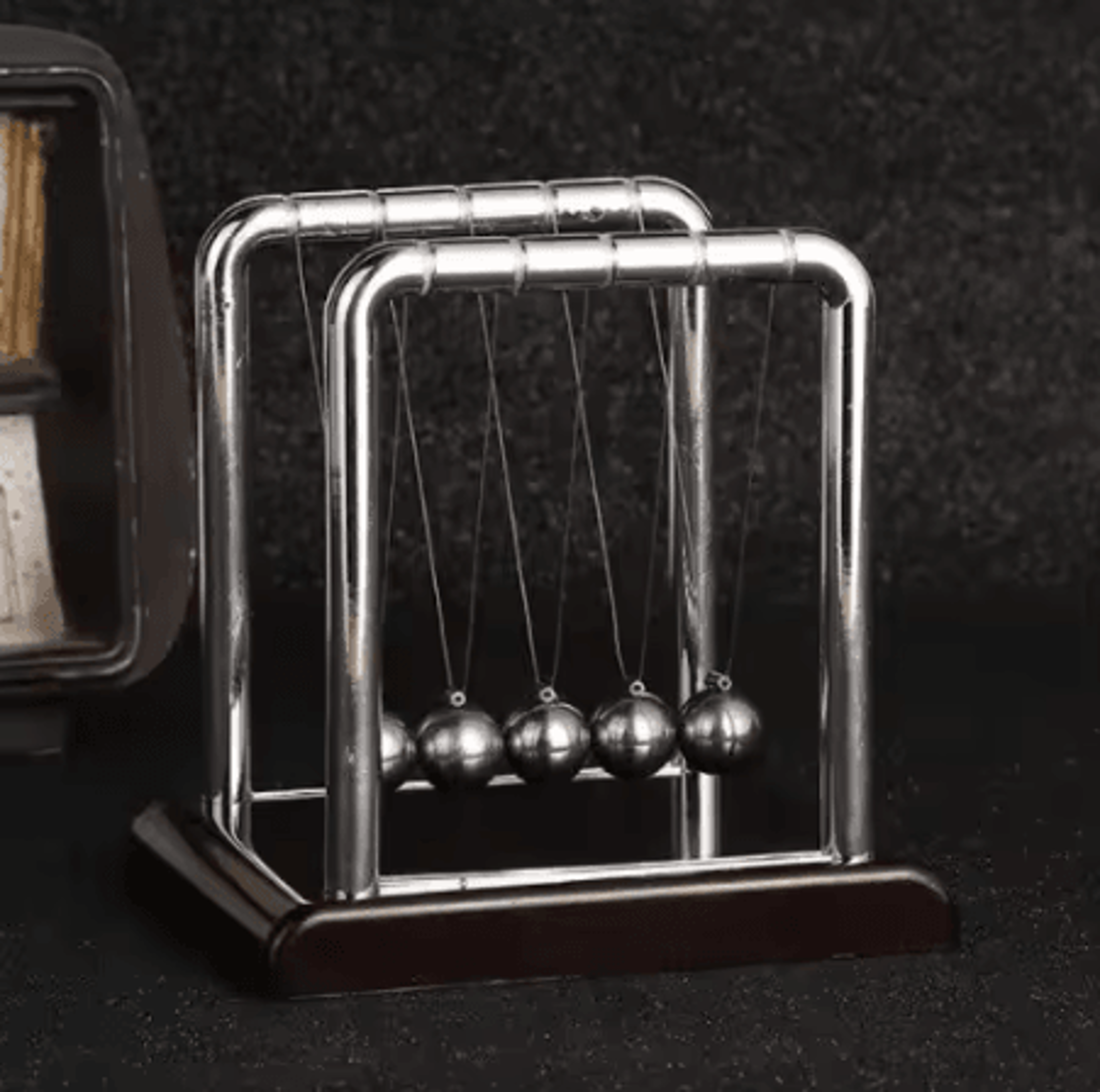 Newtons Cradle Desk Toy  Kinetic Steel Balance Balls Physics Pendulum Decor 7