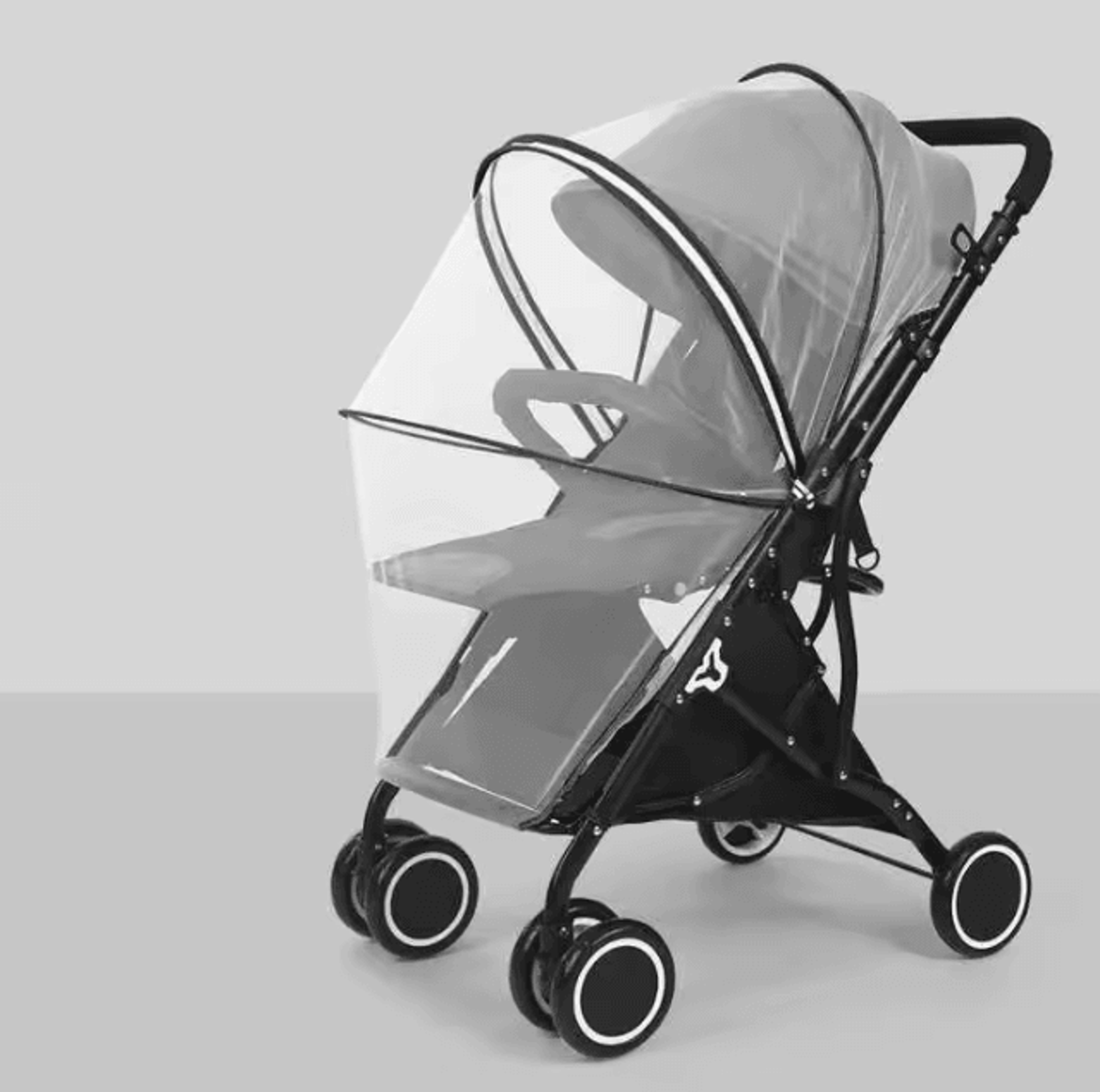 FullCover Baby Stroller Mosquito Net With Breathable Zipper Design 4