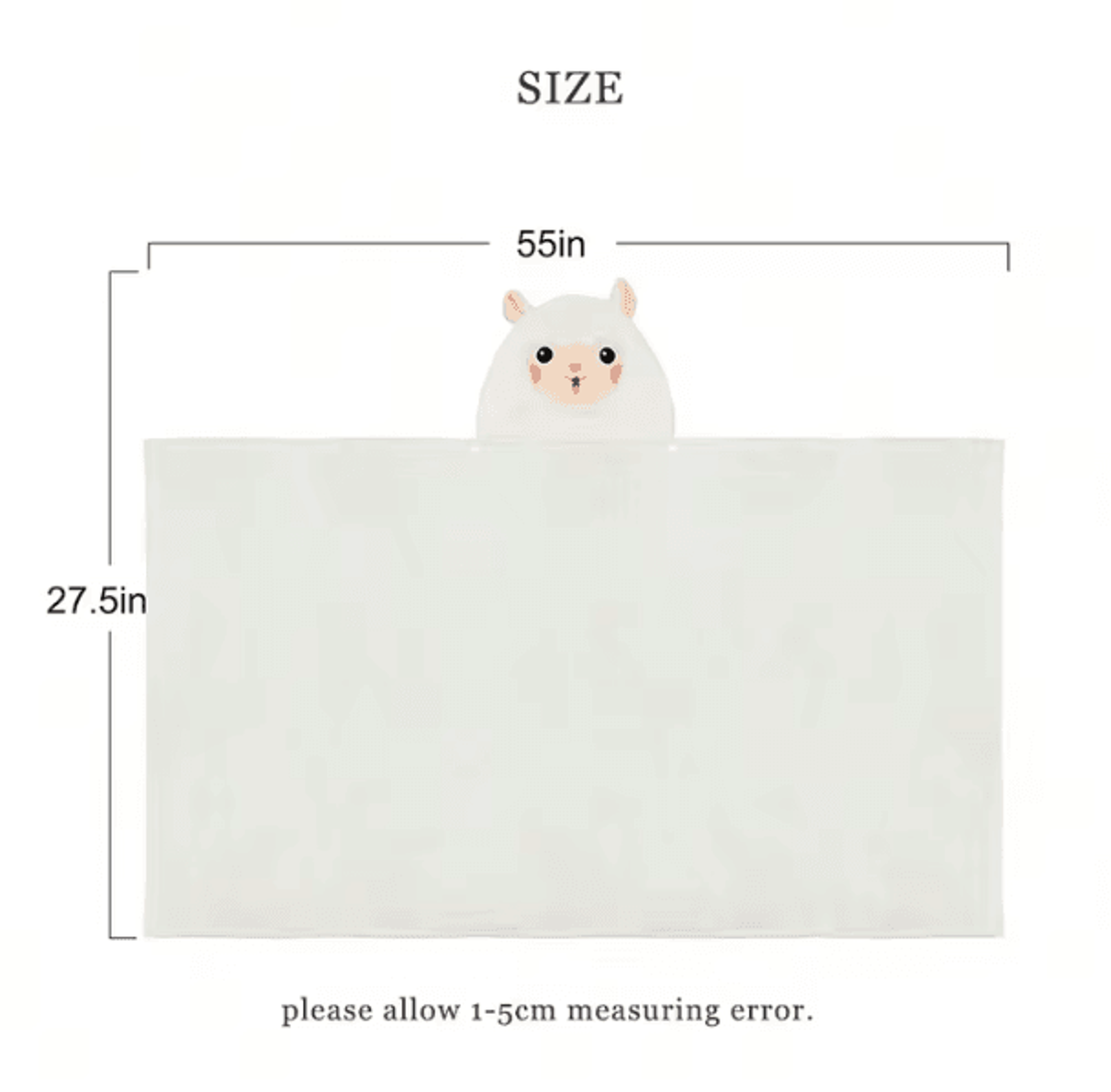 Super Soft Baby Hooded Towel Bathrobe  Cozy Wrap  Swaddle For Newborns 4