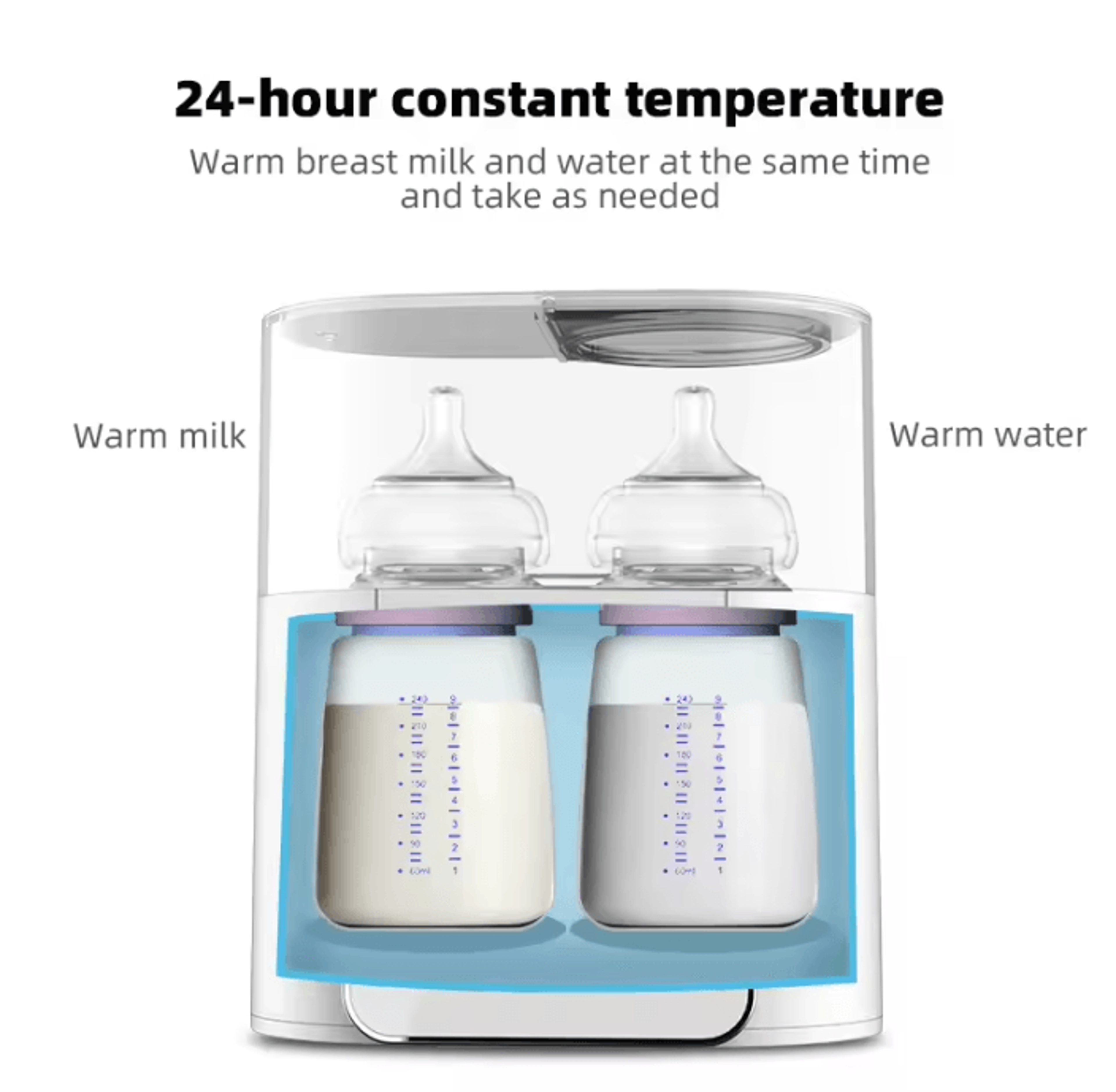 Smart Multifunction Baby Bottle Warmer  Sterilizer With Precise Temperature Control 2