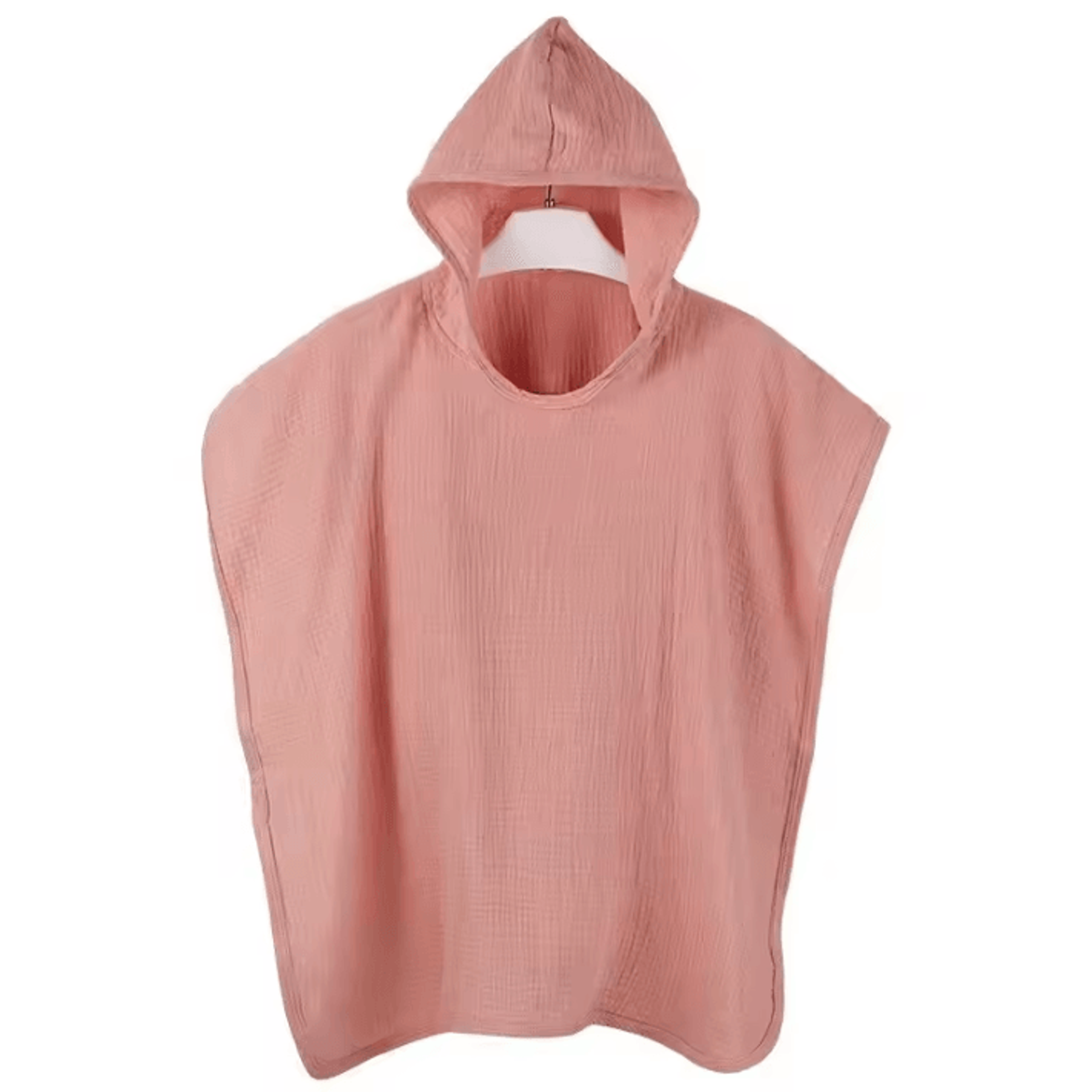 Soft Cotton Gauze Baby Hooded Bath Towel Poncho For Cozy Drying  Comfort 4