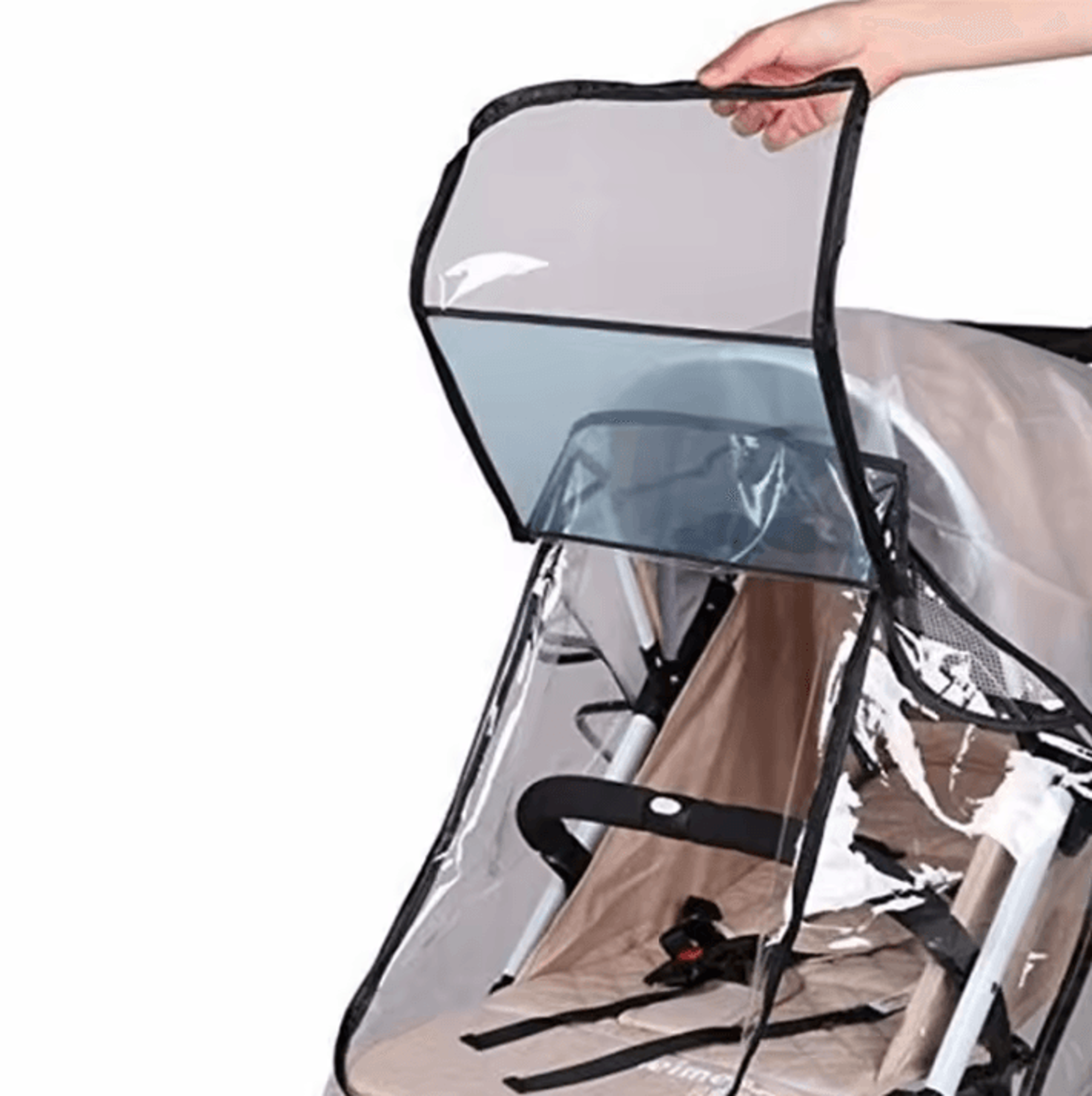 Universal Waterproof Baby Stroller Rain Cover With Clear Wind  Dust Protection 1