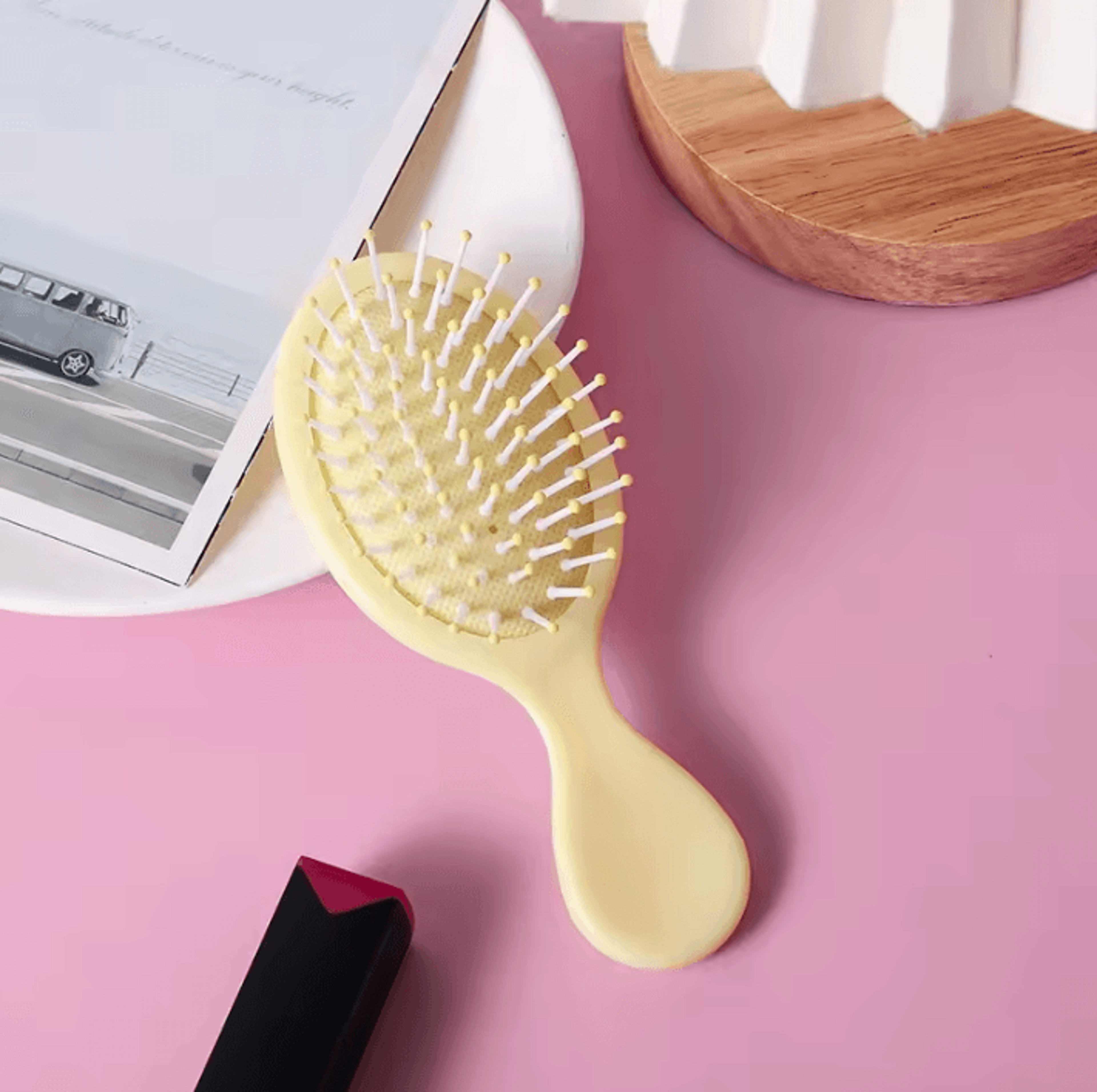 Cute Macaron Air Cushion Hair Comb For Kids Gentle Detangling  Scalp Care 3