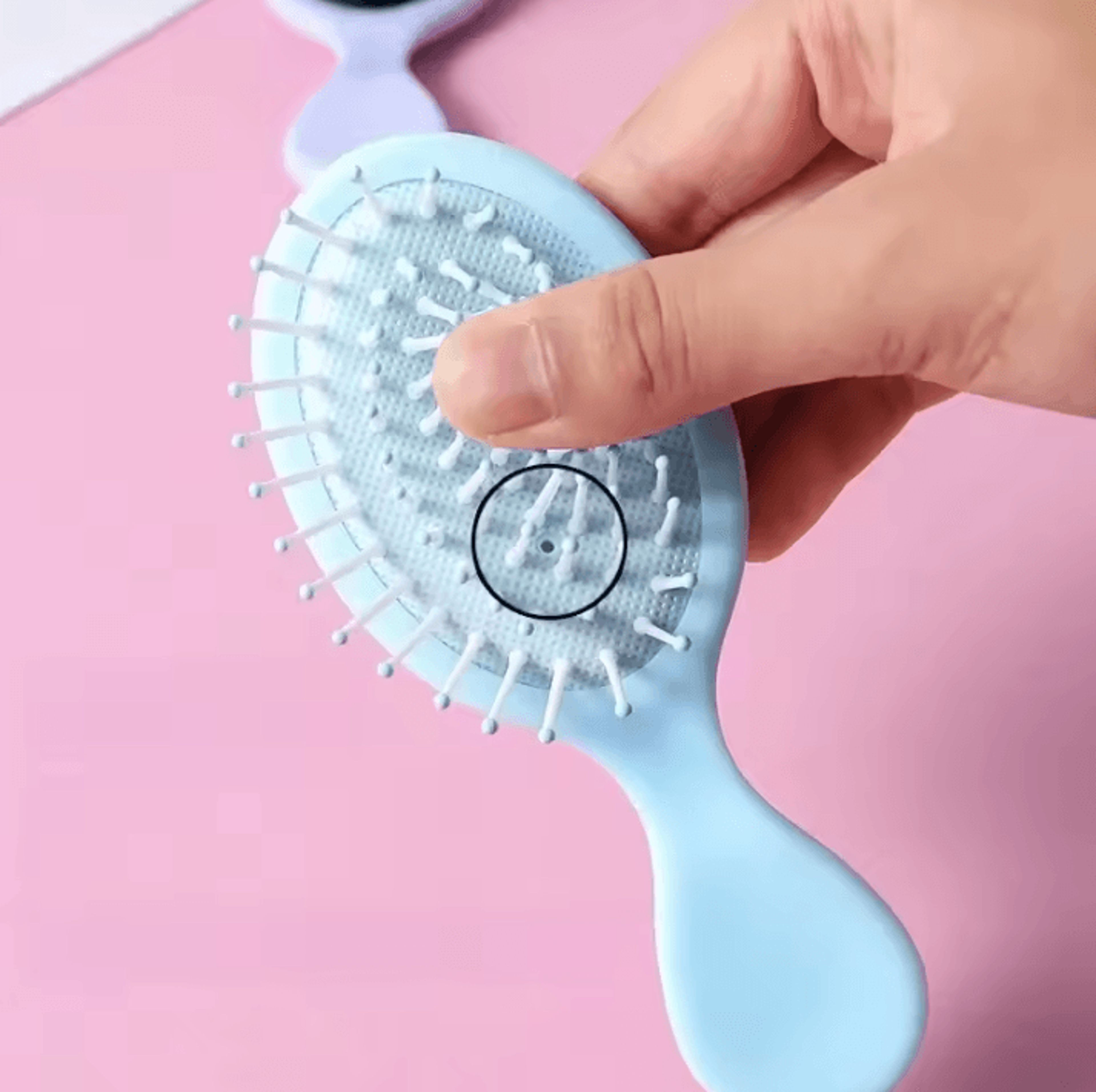 Cute Macaron Air Cushion Hair Comb For Kids Gentle Detangling  Scalp Care 2