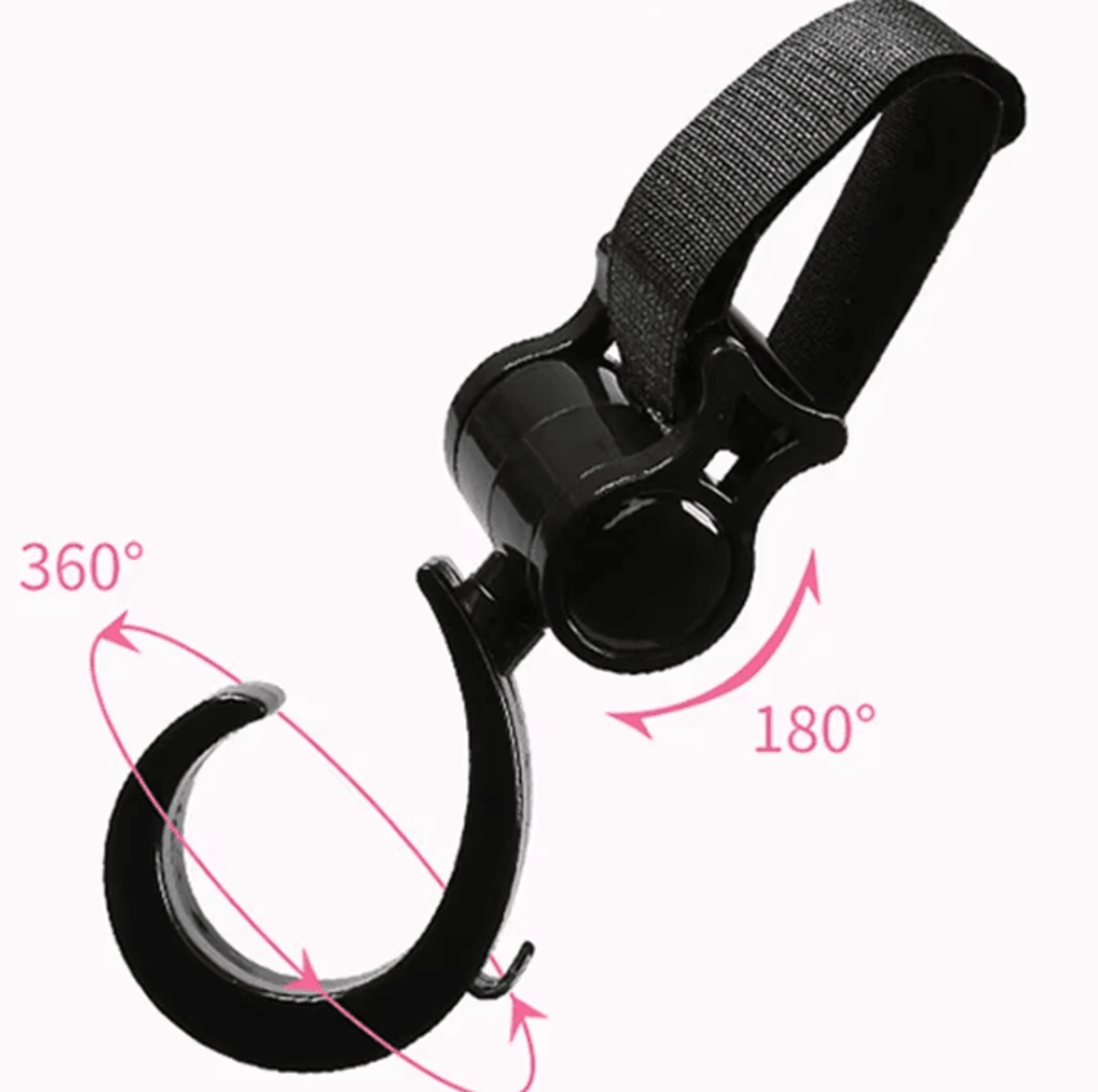 MultiPurpose Baby Stroller Hooks For Easy HandsFree Carrying 3