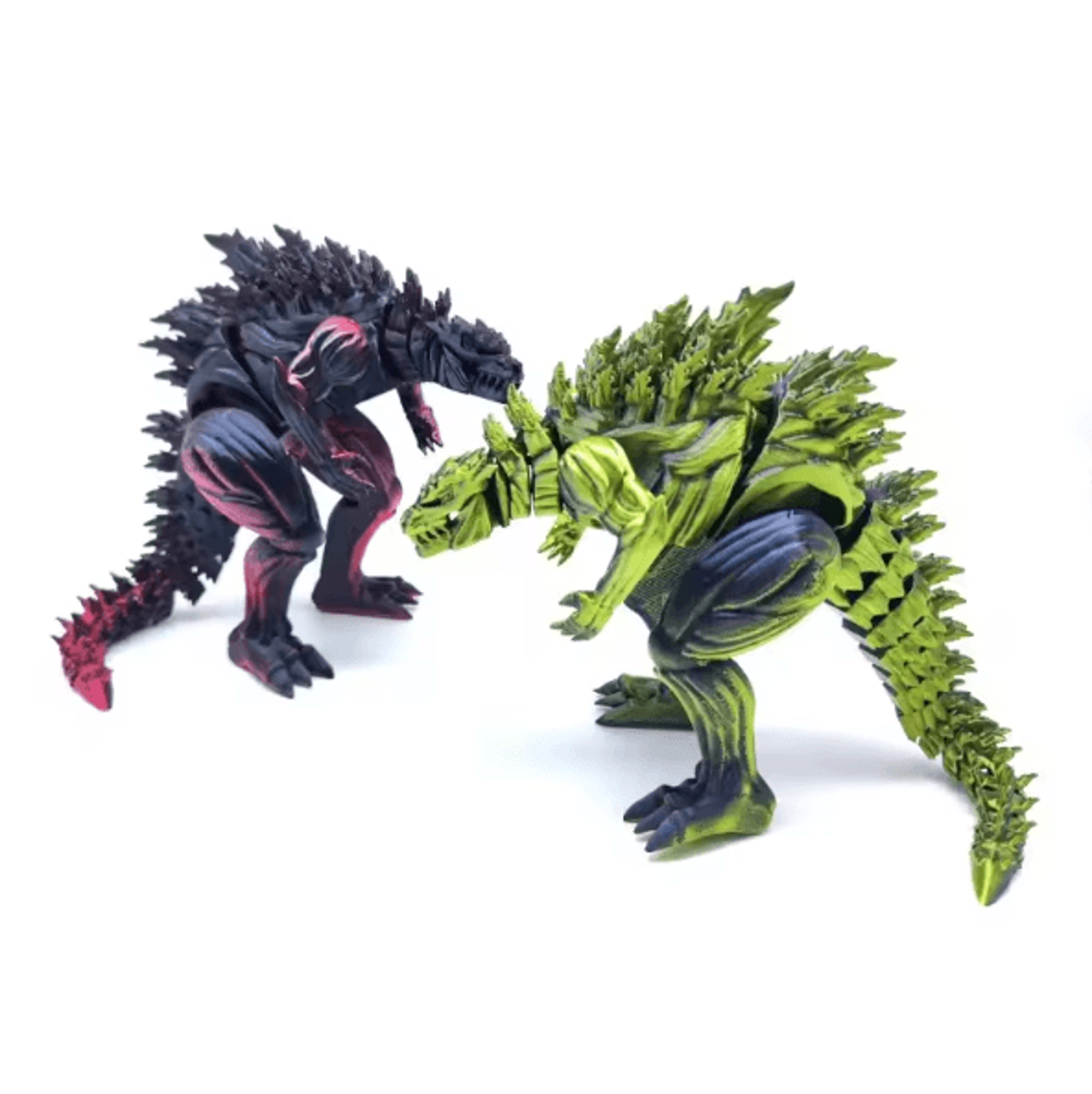 3D Printed Articulated Dinosaur Action Figure With Movable Joints 2