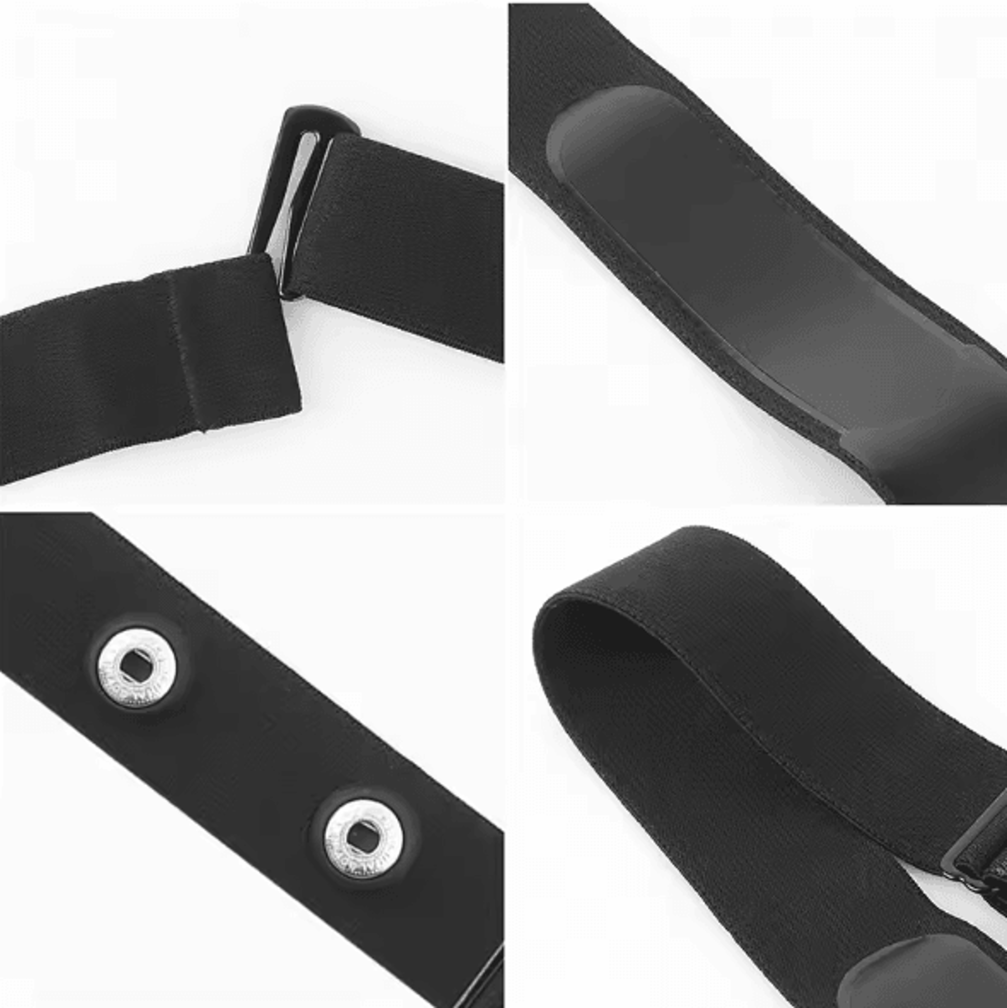 Adjustable Heart Rate Monitor Replacement Strap  Universal Fitness Chest Belt Compatible With Polar 2
