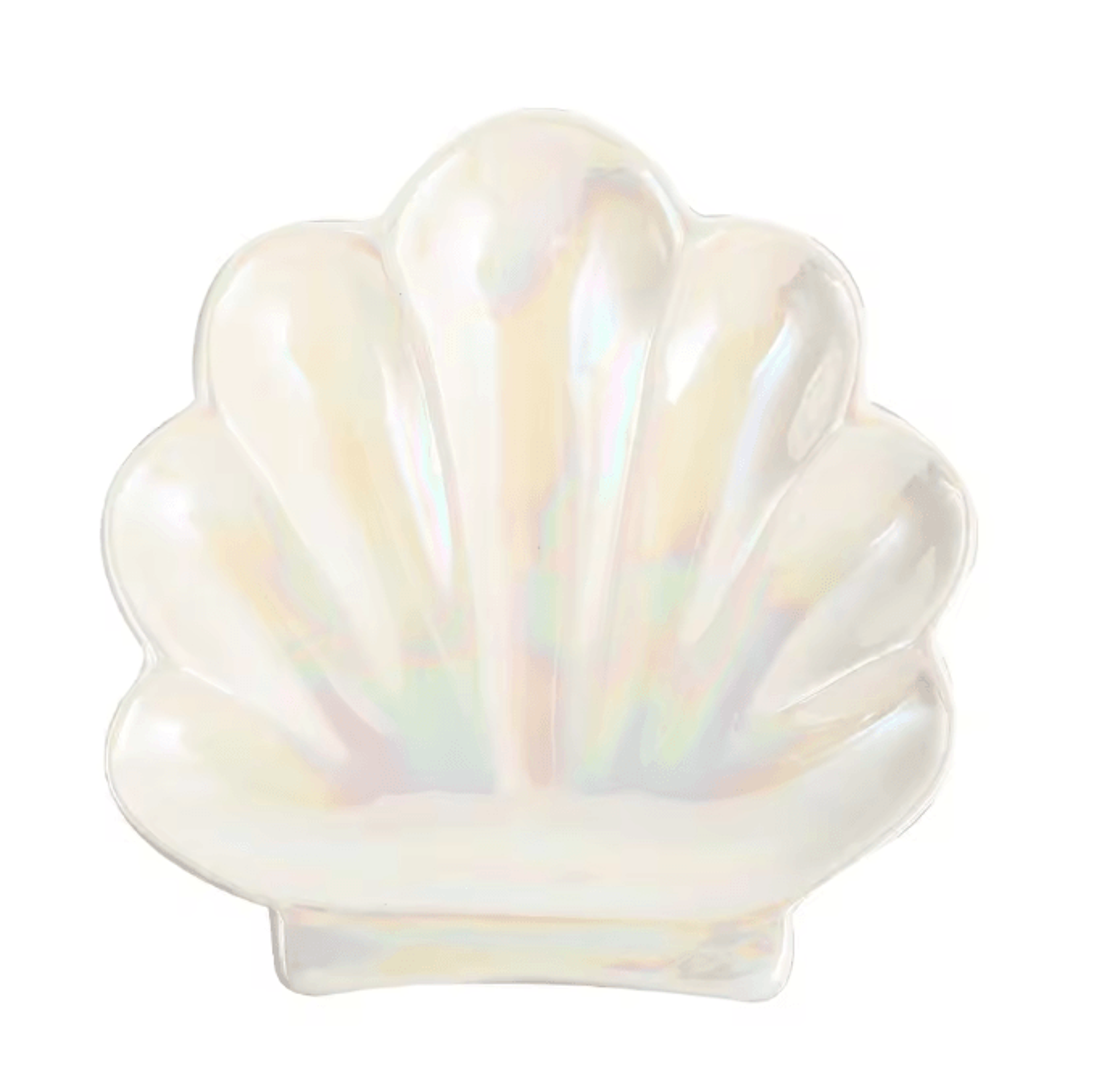 Coastal Shell Ceramic Trinket Dish  Cute Jewelry Organizer  Ring Holder Tray 5