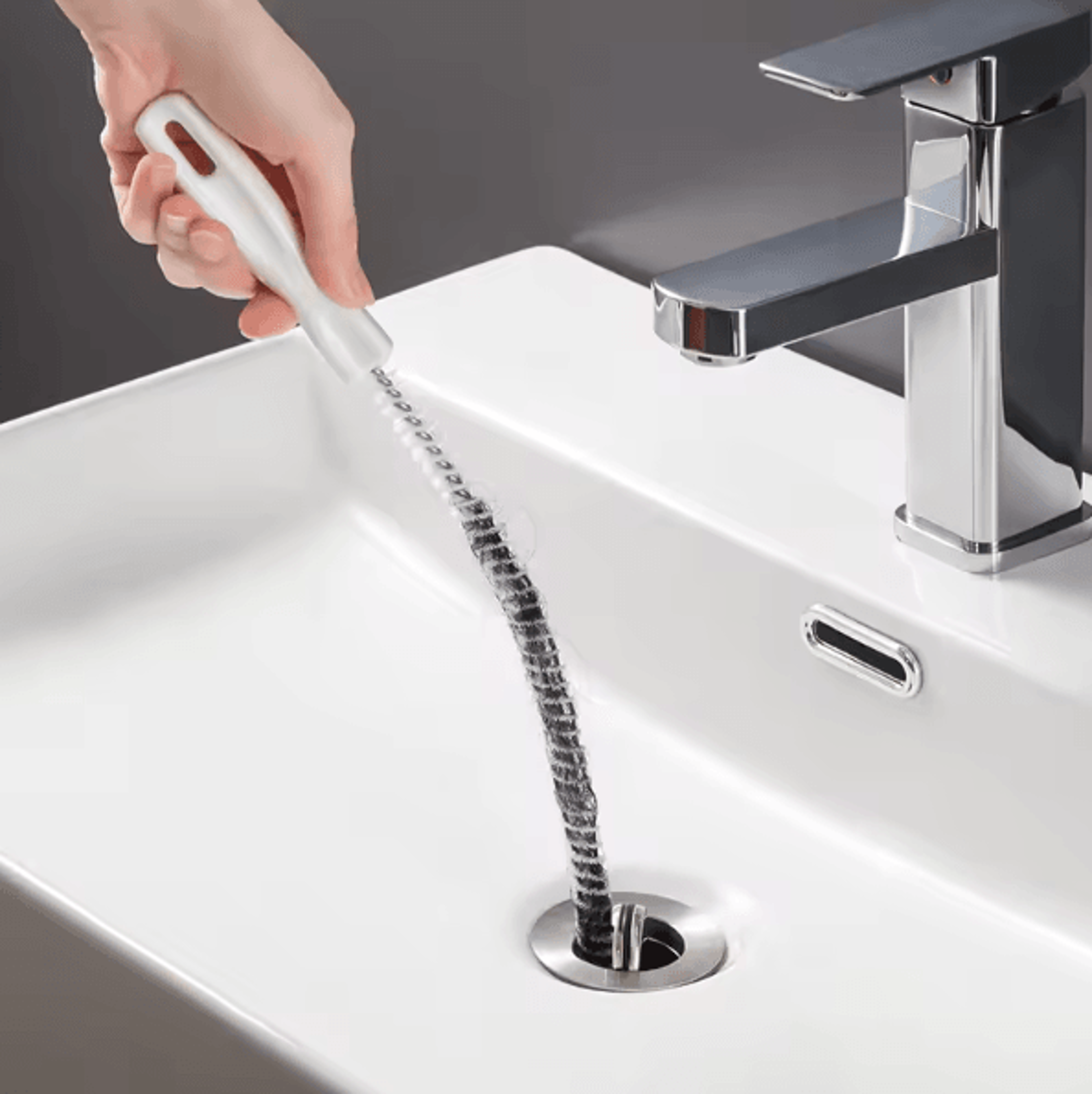 flexible drain cleaning brush – hair clog remover & pipe cleaning tool