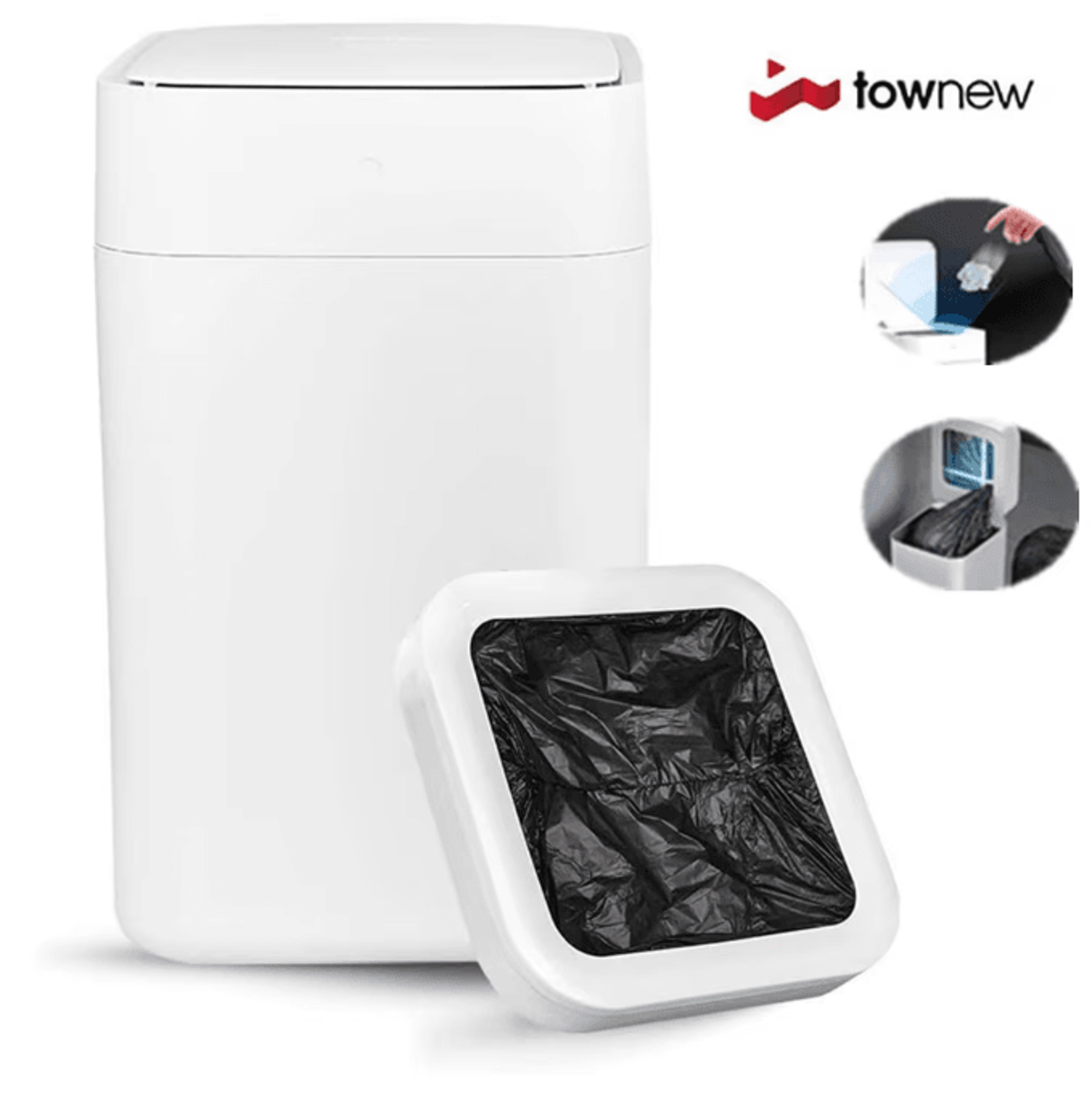 Townew T1S Smart Trash Can  Automatic SelfSealing Touchless Garbage Bin 0