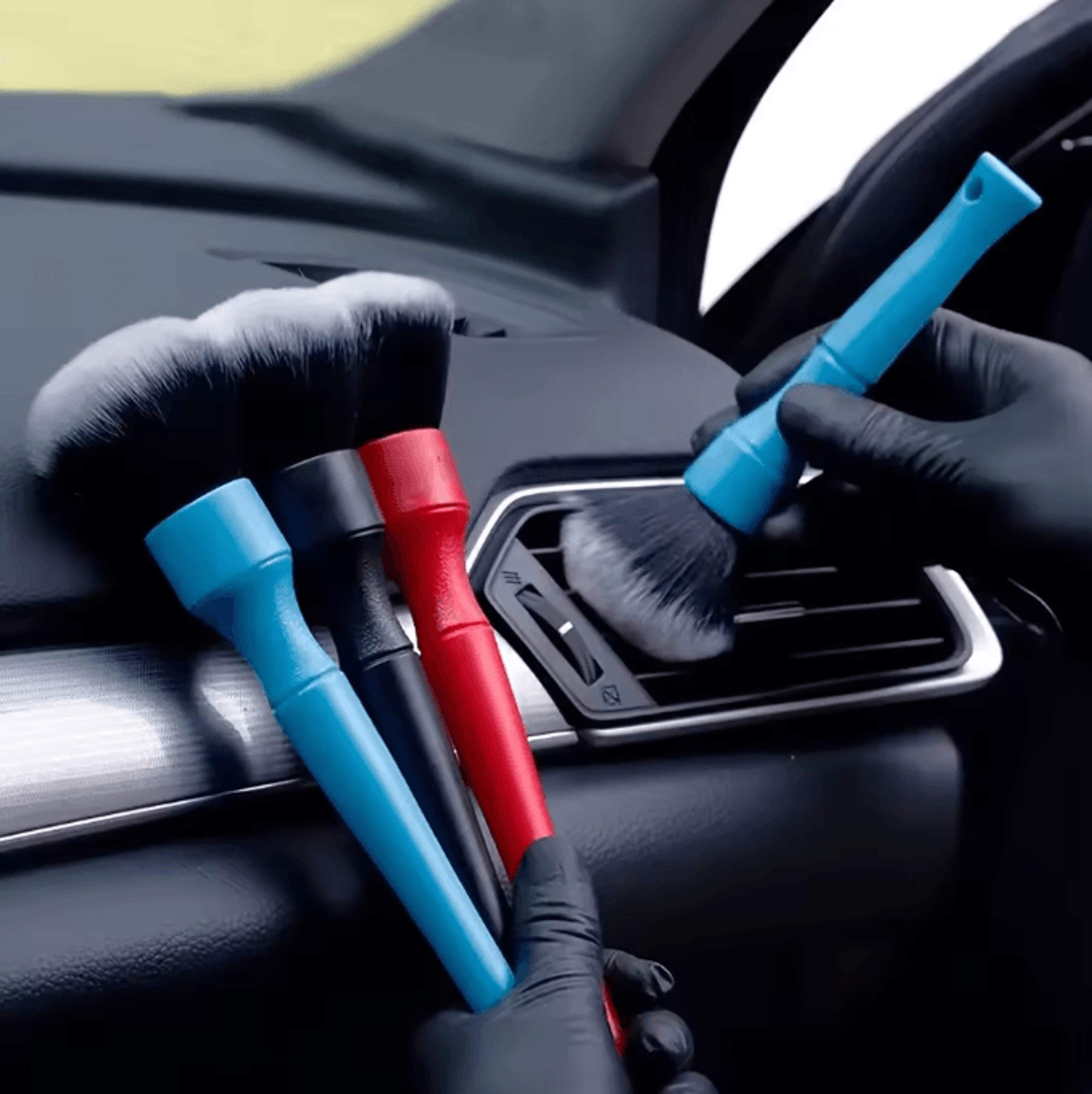 ultra-soft car detailing brush – scratch-free interior cleaning tool for dashboard & vents