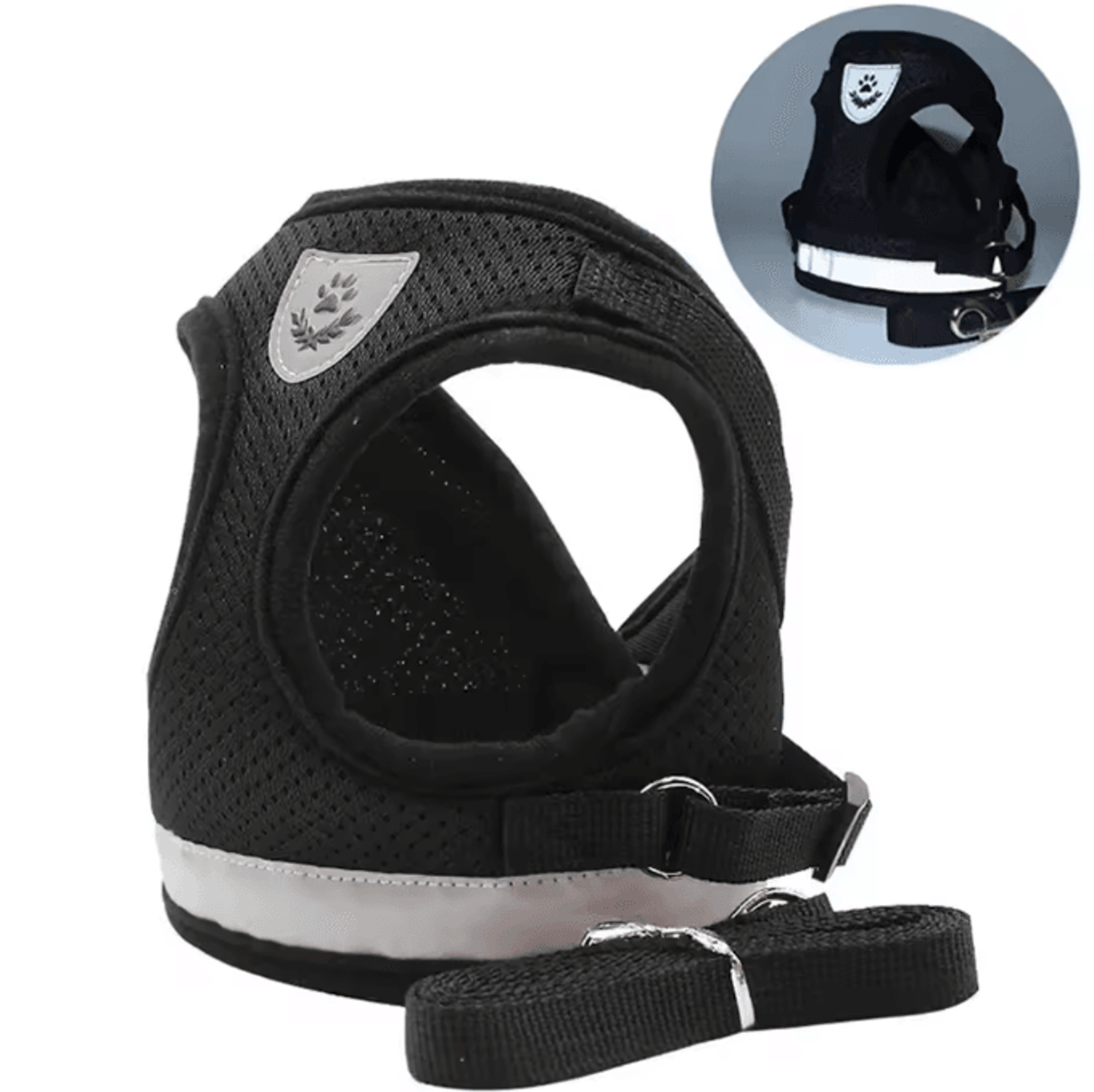 SafePaw Reflective EscapeProof Cat Harness  Leash Set 6