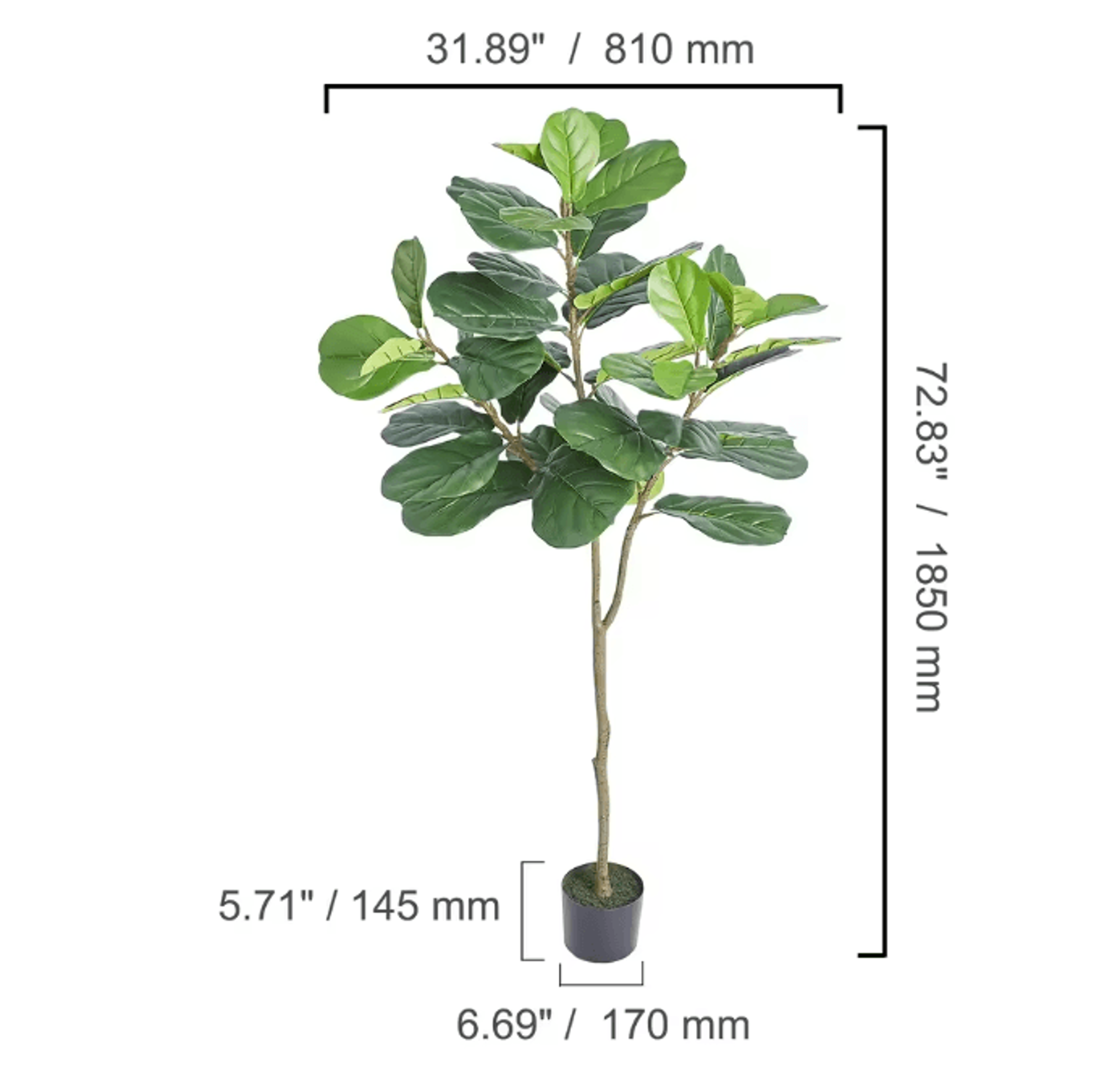 SucceBuy Artificial Olive Tree 46FT  Realistic Faux Olive Tree Indoor With AntiTip Base  LowMainten 7