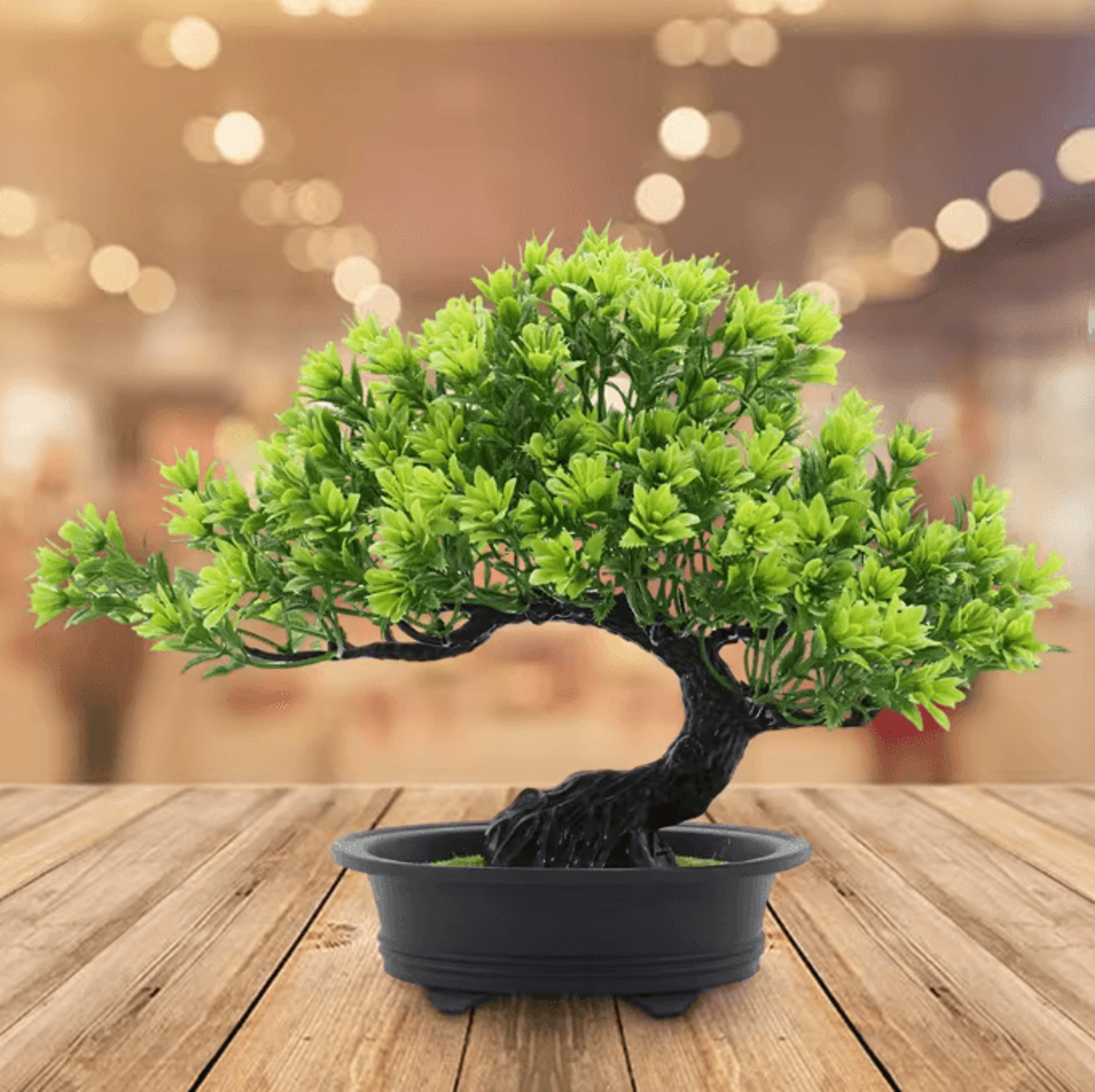 Artificial Japanese Pine Bonsai Tree  Realistic Mini Bonsai Plant For Desk Home  Office Decor 1