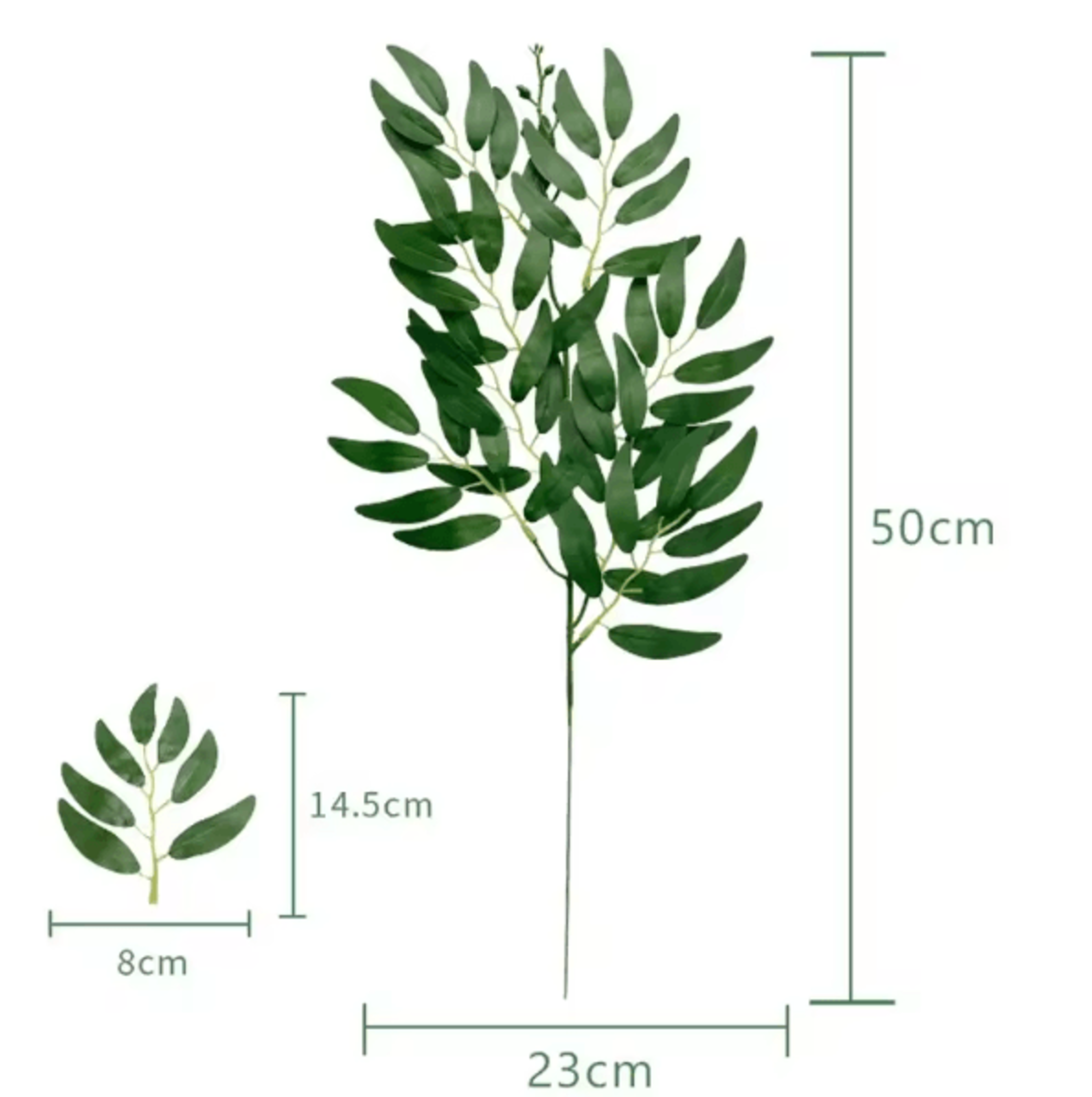 10PCS Italian Ruscus Artificial Greenery Stems For Wedding Arch Bouquet  Home Decor Faux Leaves 7