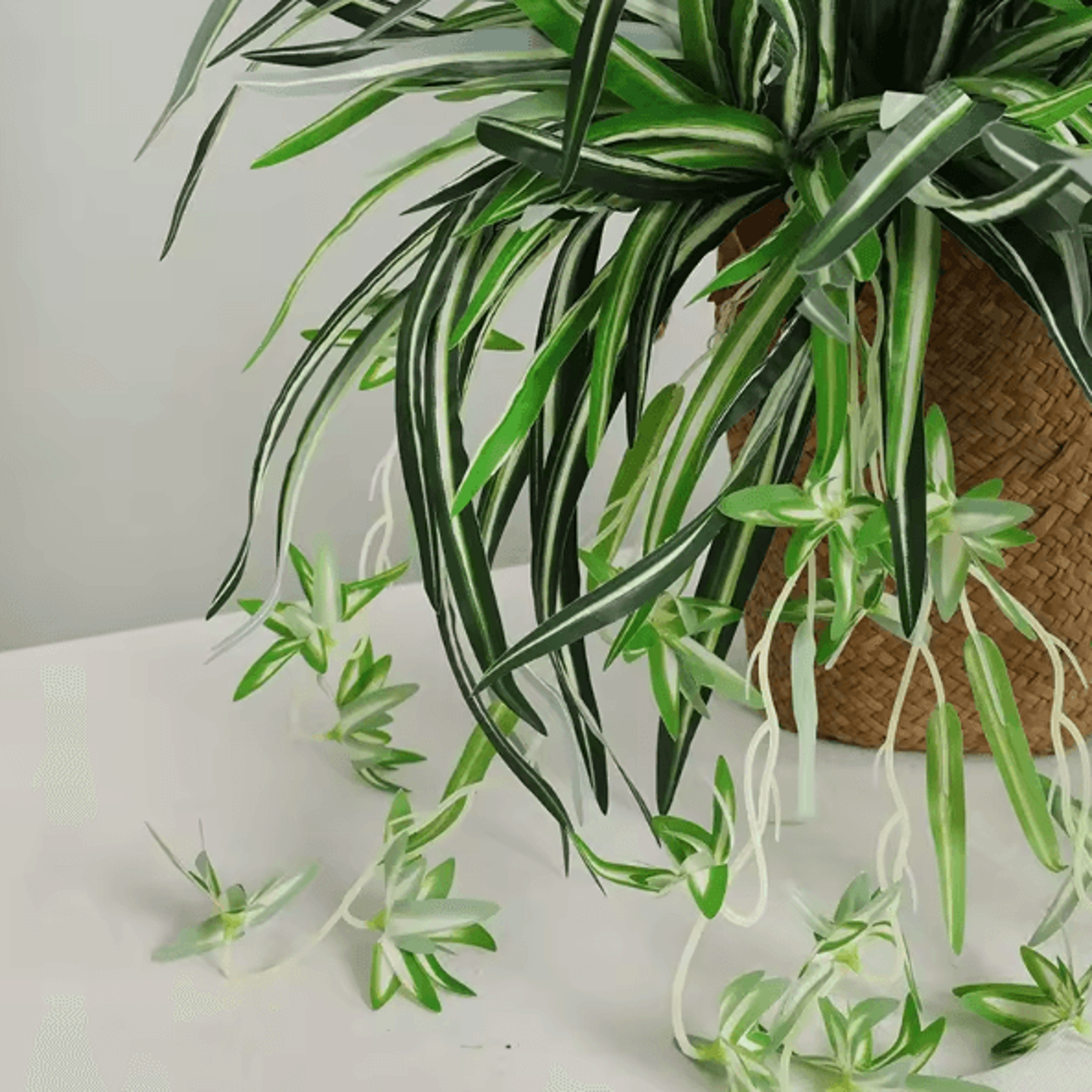 Artificial Orchid Wall Hanging Plant  Elegant Fake Hanging Flower Decor For Home Restaurant  Weddin 1